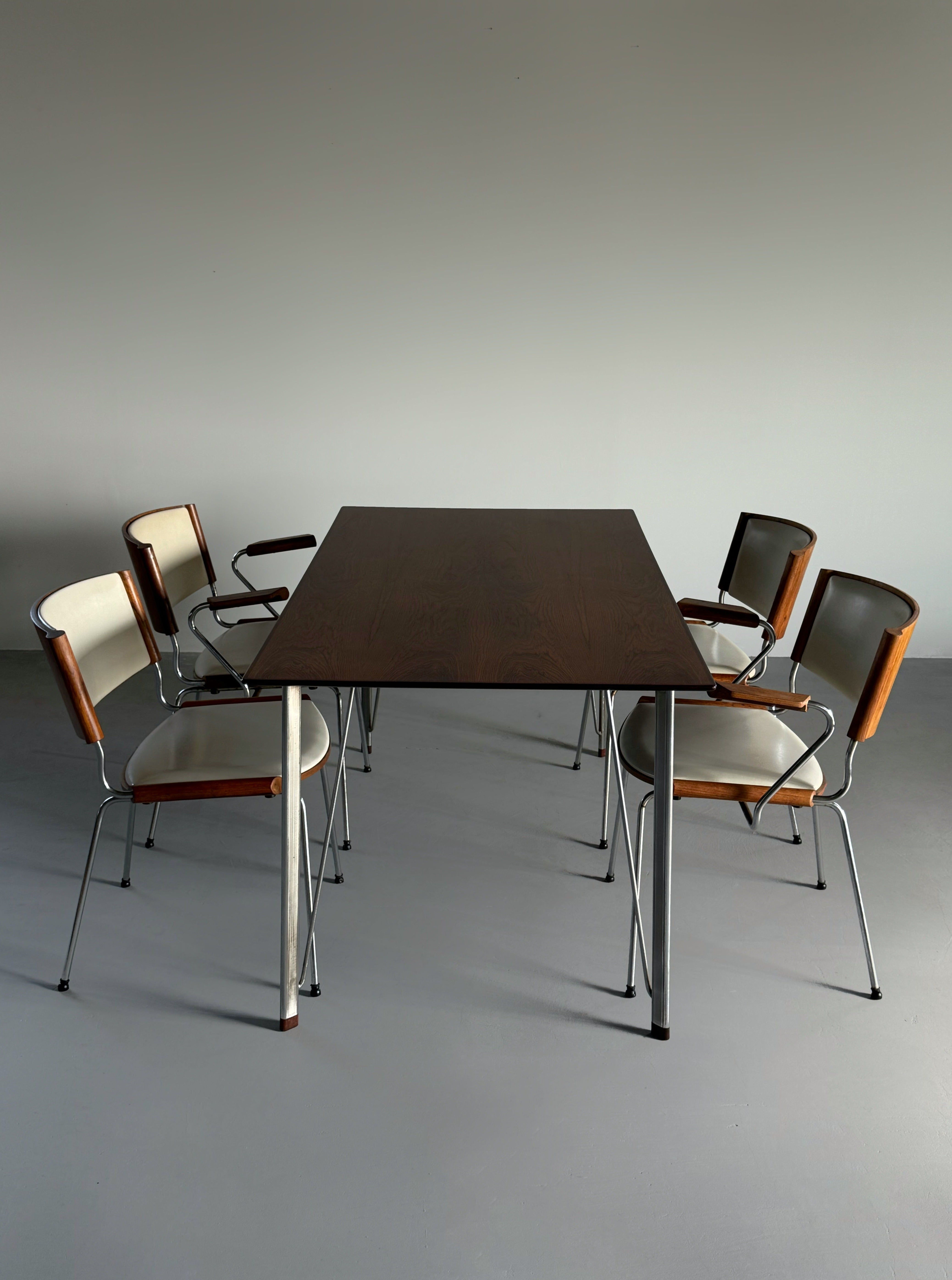 Set of 4 "Badminton" Dining Chairs by Nanna Ditzel for Kolds Savvaerk