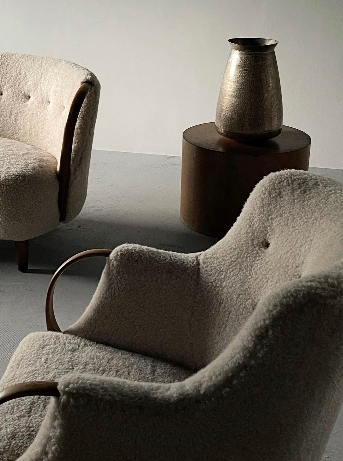 Model No. 96 banana shaped sofa by N.A. Jørgensen