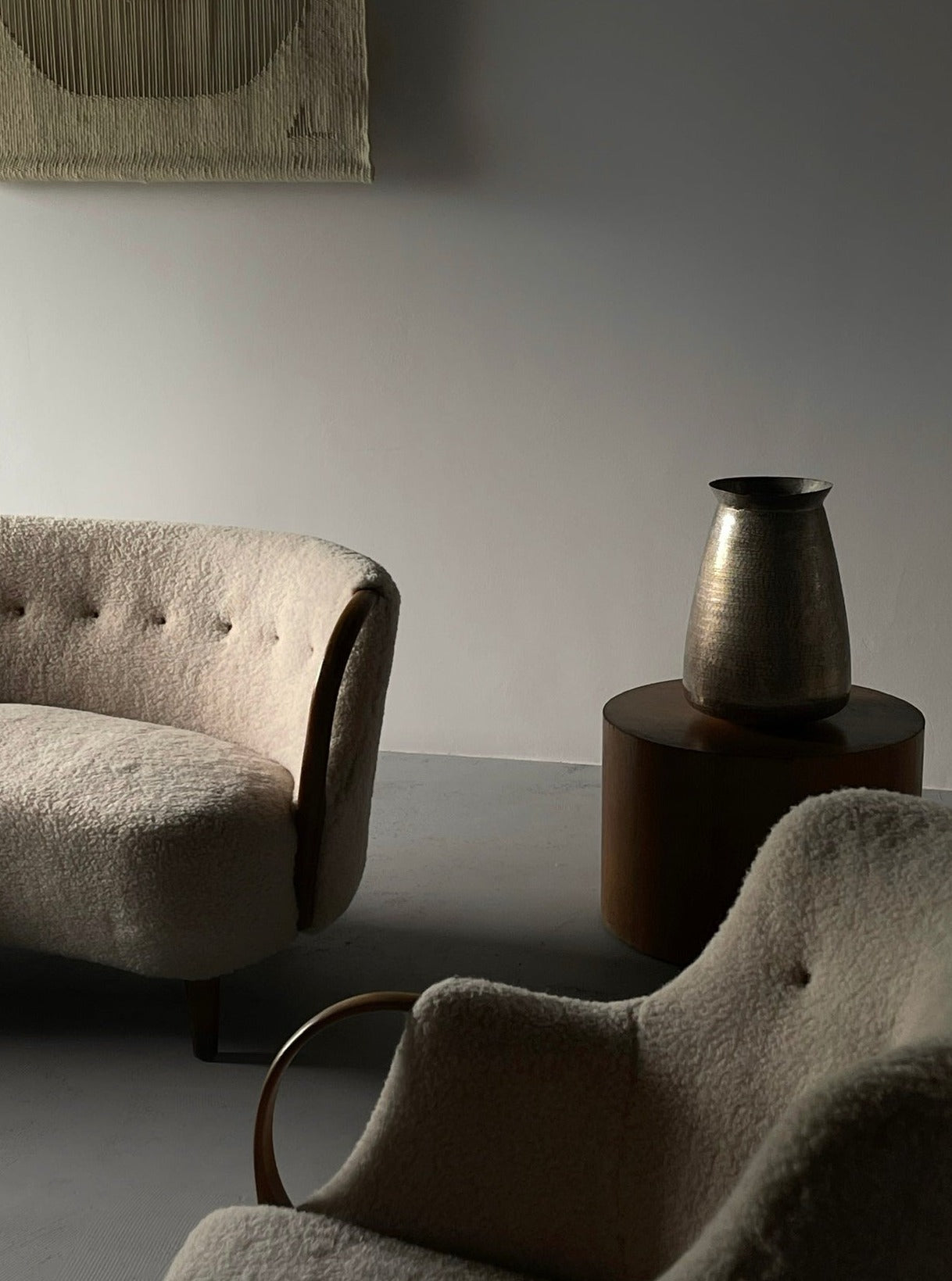 Model No. 96 banana shaped sofa by N.A. Jørgensen