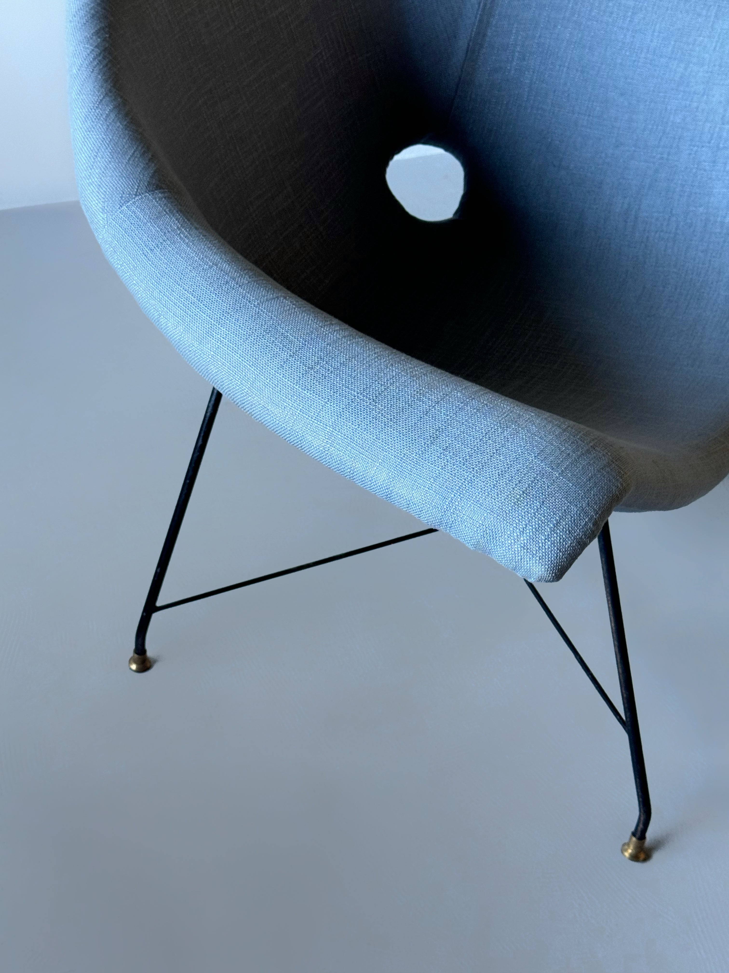 Lounge chair by Augusto Bozzi for Saporiti 1950s