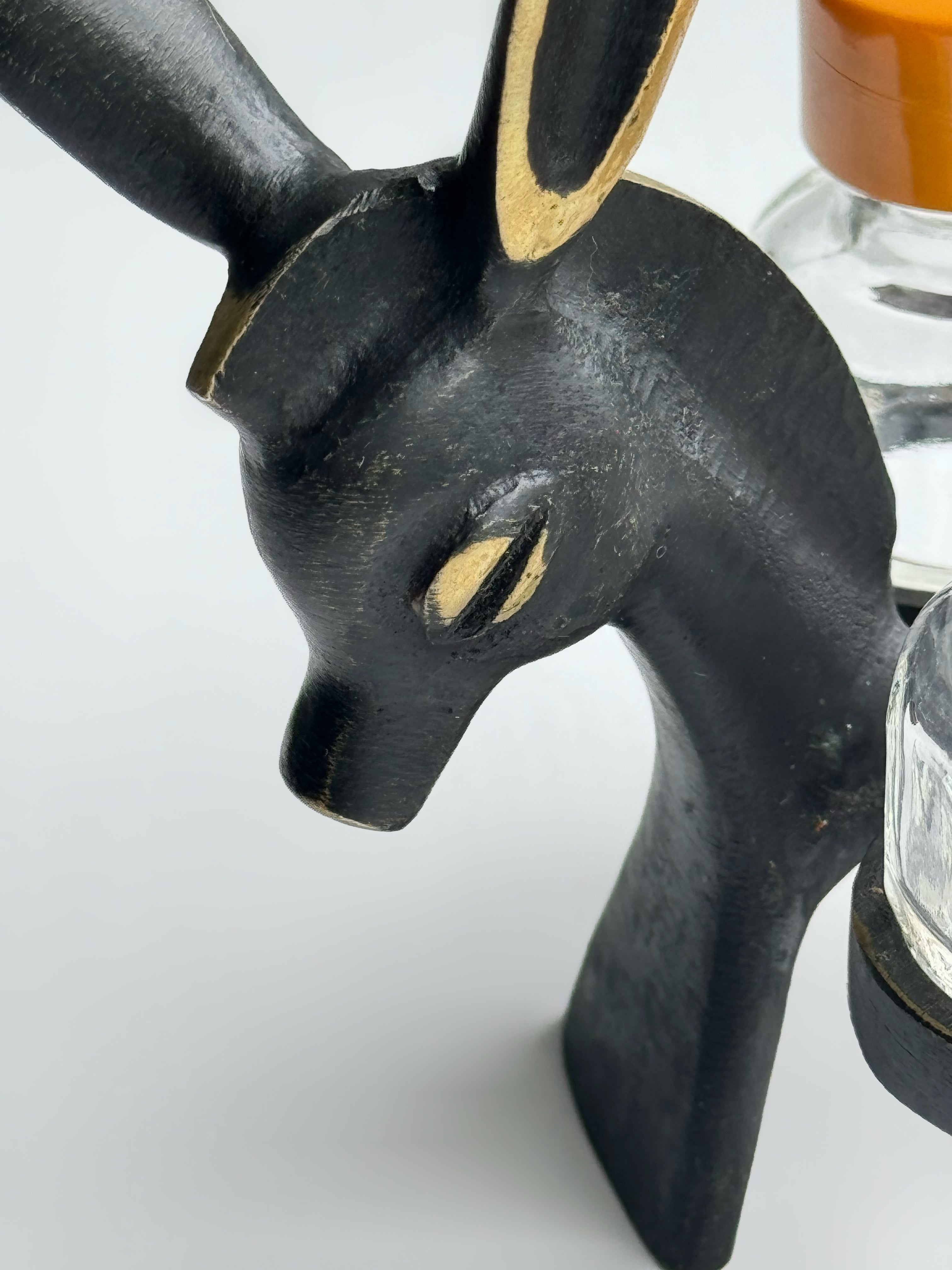 Donkey Salt and Pepper Shaker Set by Walter Bosse for Hertha Baller, Austria 1950s