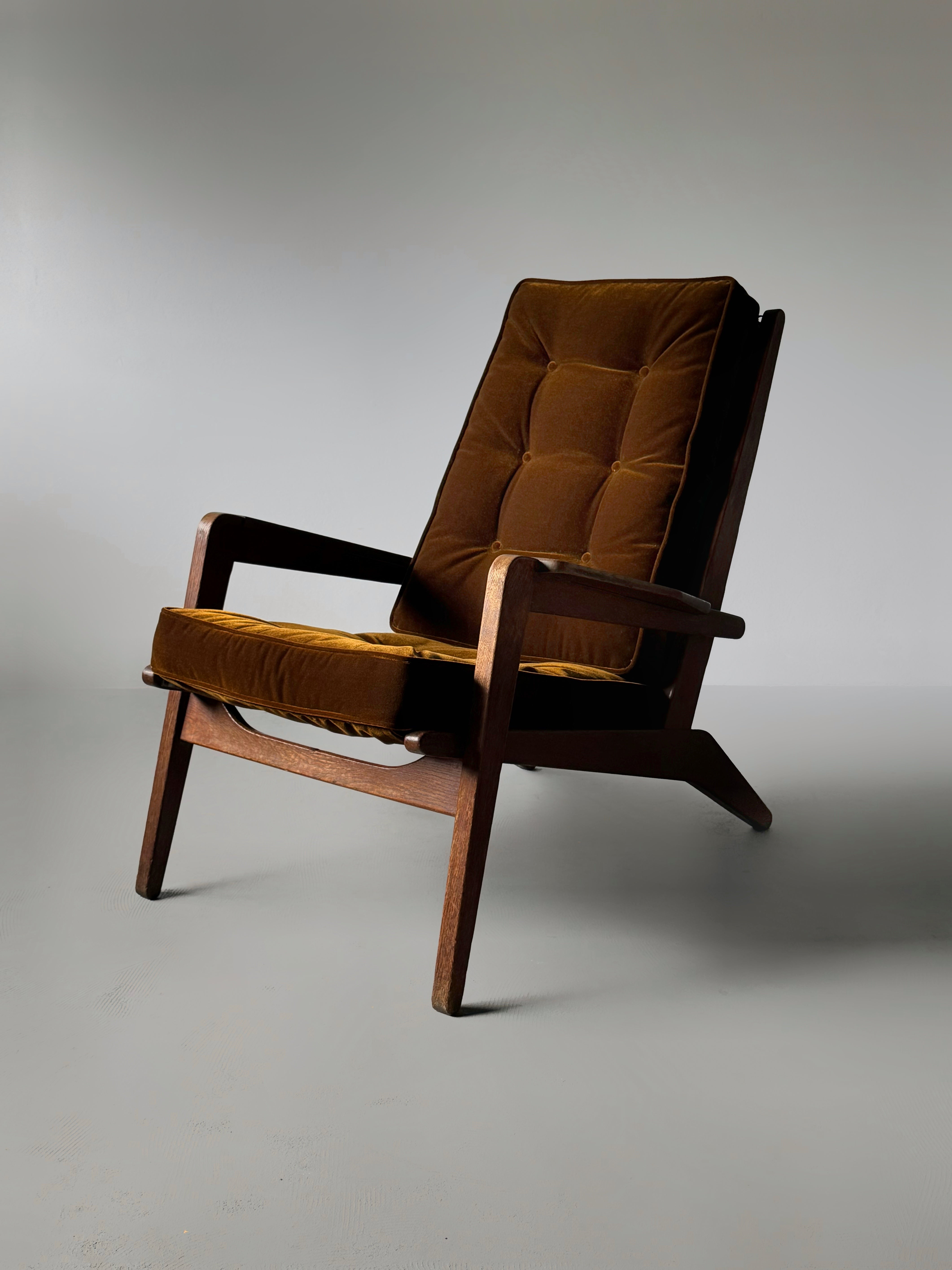 FS 105 Lounge Chair by Pierre Guariche for Airborne, France 1950s