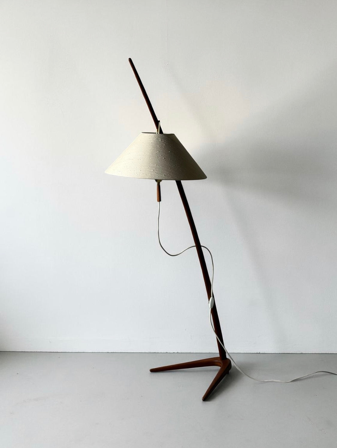 Dornstab Floor Lamp by A. Pöll for Kalmar, Austria 1920 to 1949