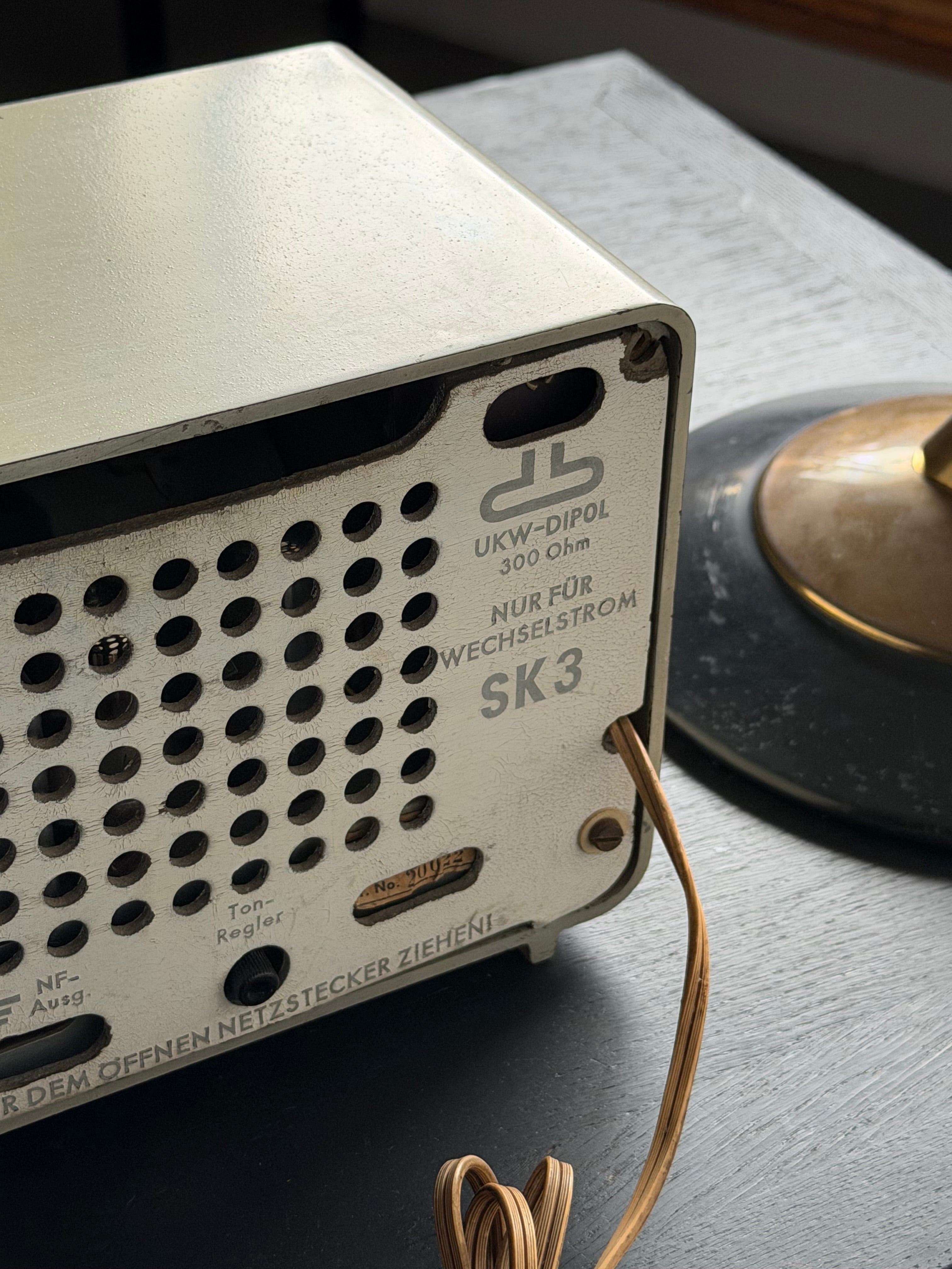 Braun SK 3 radio designed by Arthur Braun and Fritz Eichler, 1956