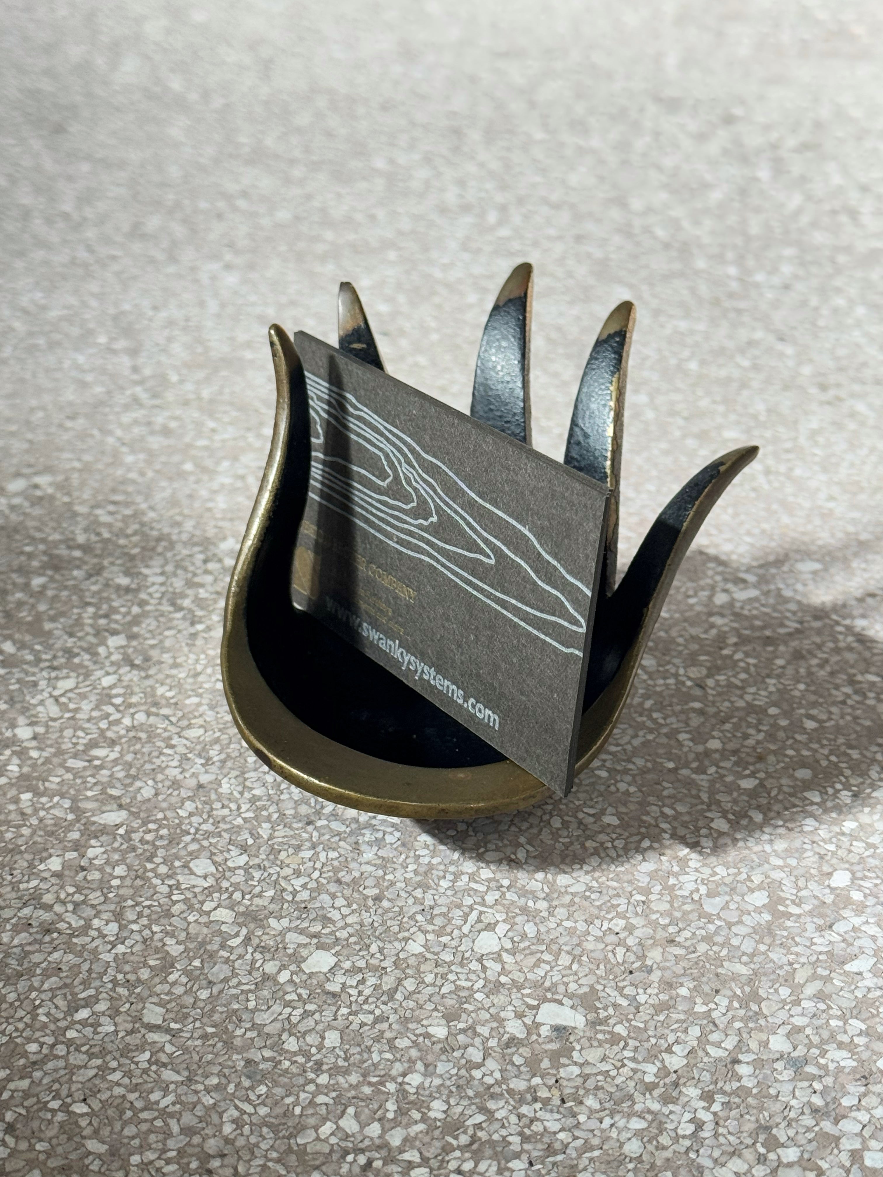 Walter Bosse 1950's brass hand