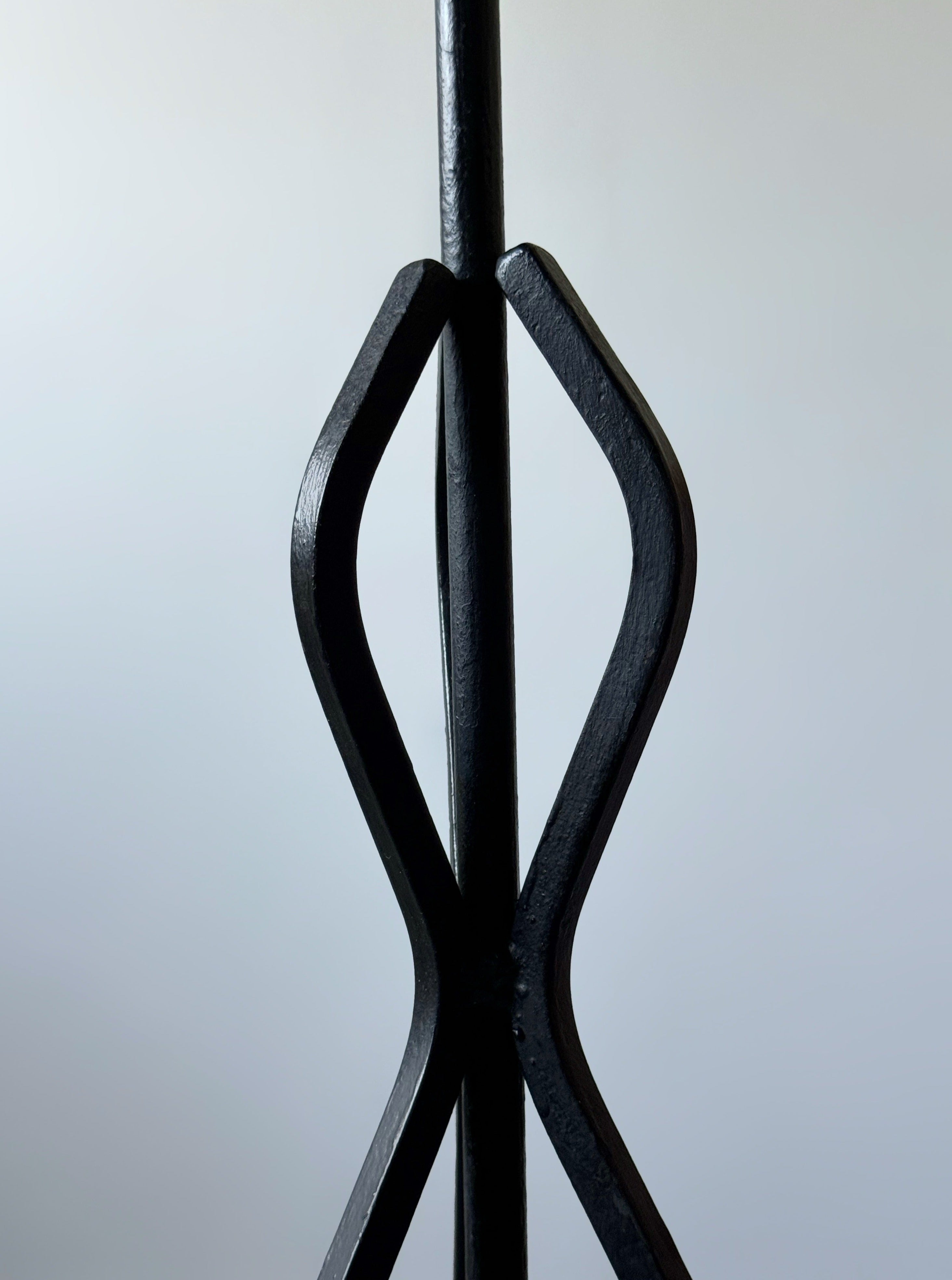 French Wrought Iron Floor Lamp