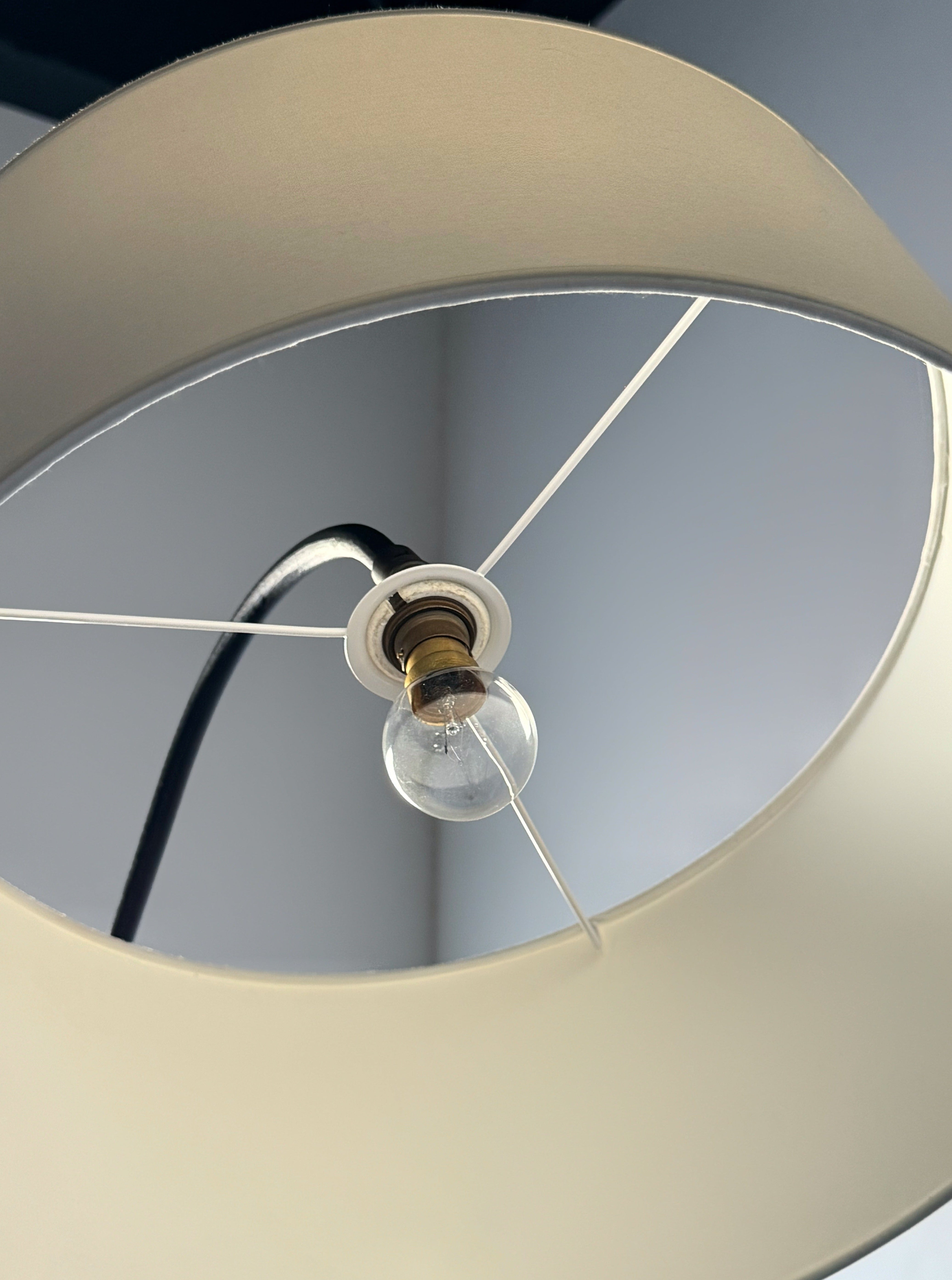 French Wrought Iron Floor Lamp