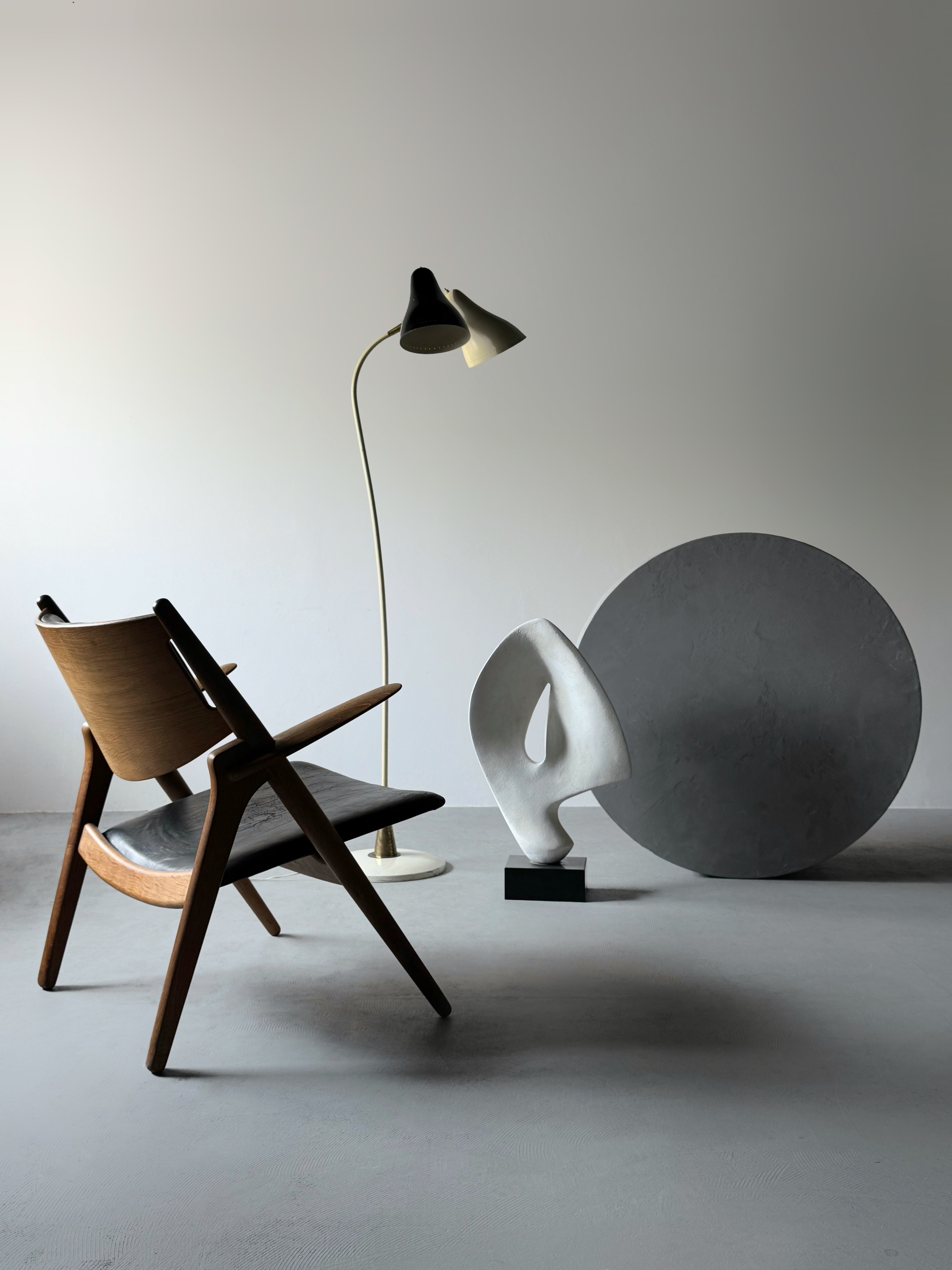 Floor Lamp by JJM Hoogervorst for Anvia, Holland 1950s