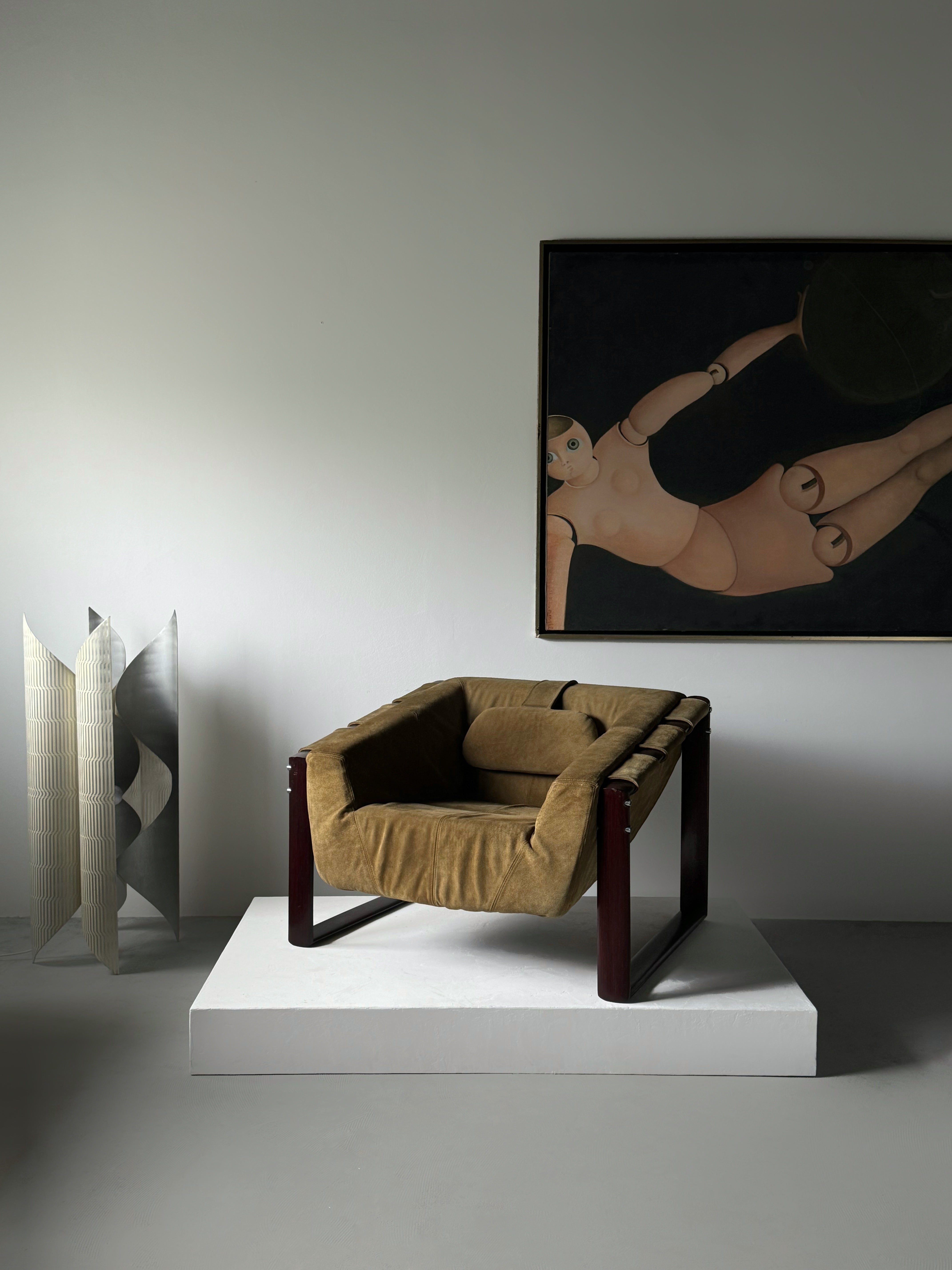 Brazilian Rosewood Lounge Chair by Percival Lafer