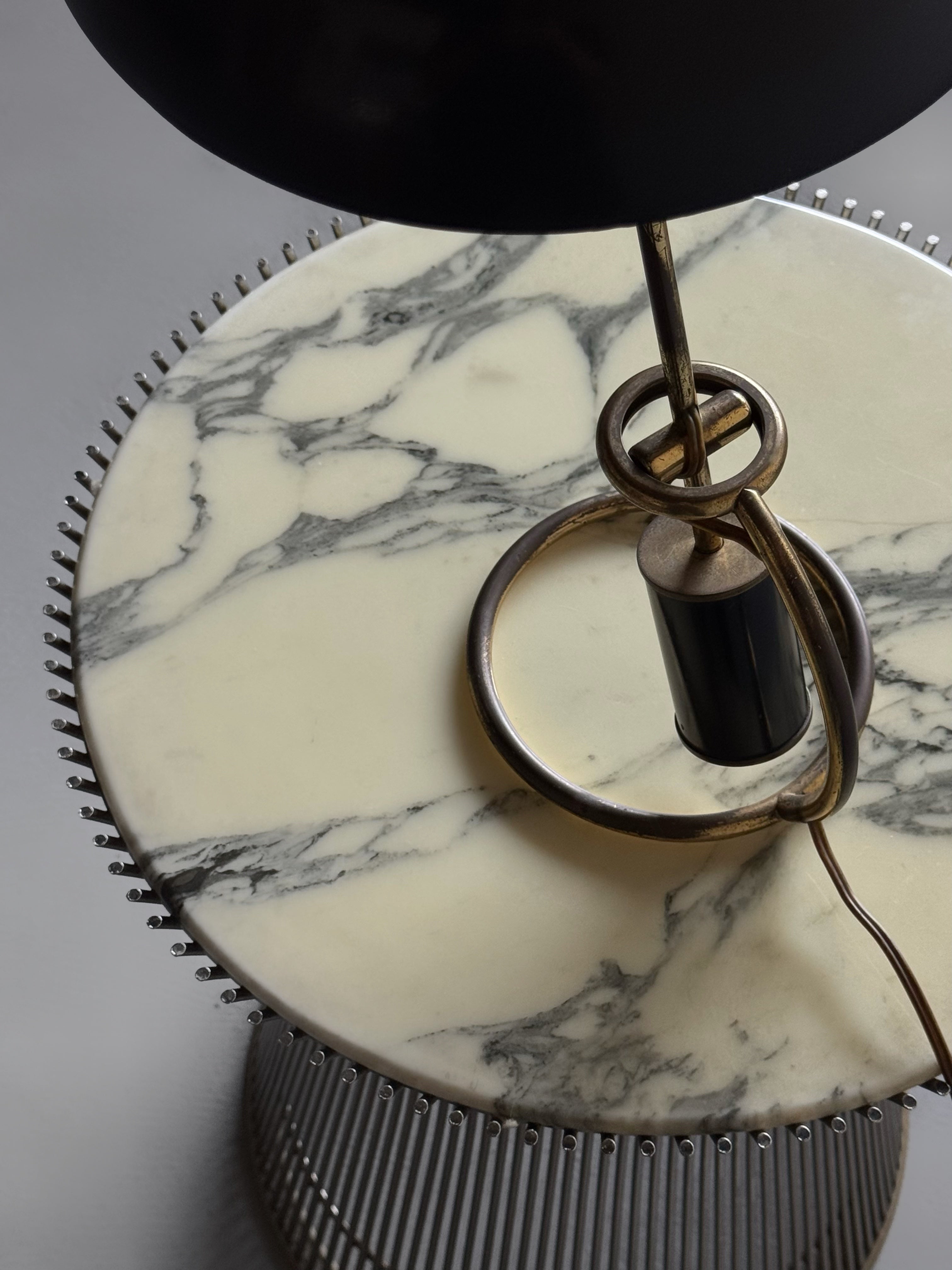 Side Table with Marble Top by Warren Platner for knoll 1966