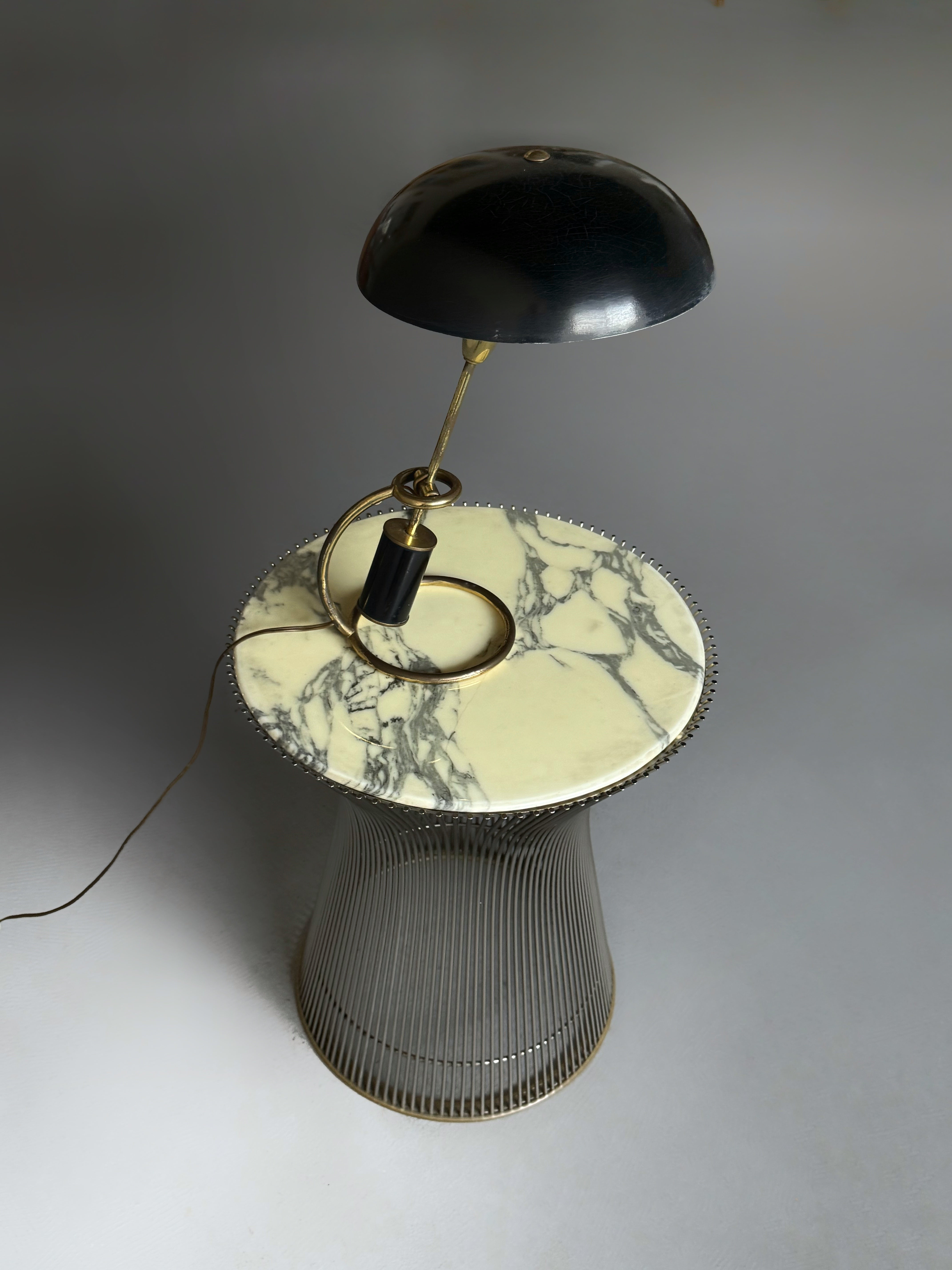Side Table with Marble Top by Warren Platner for knoll 1966