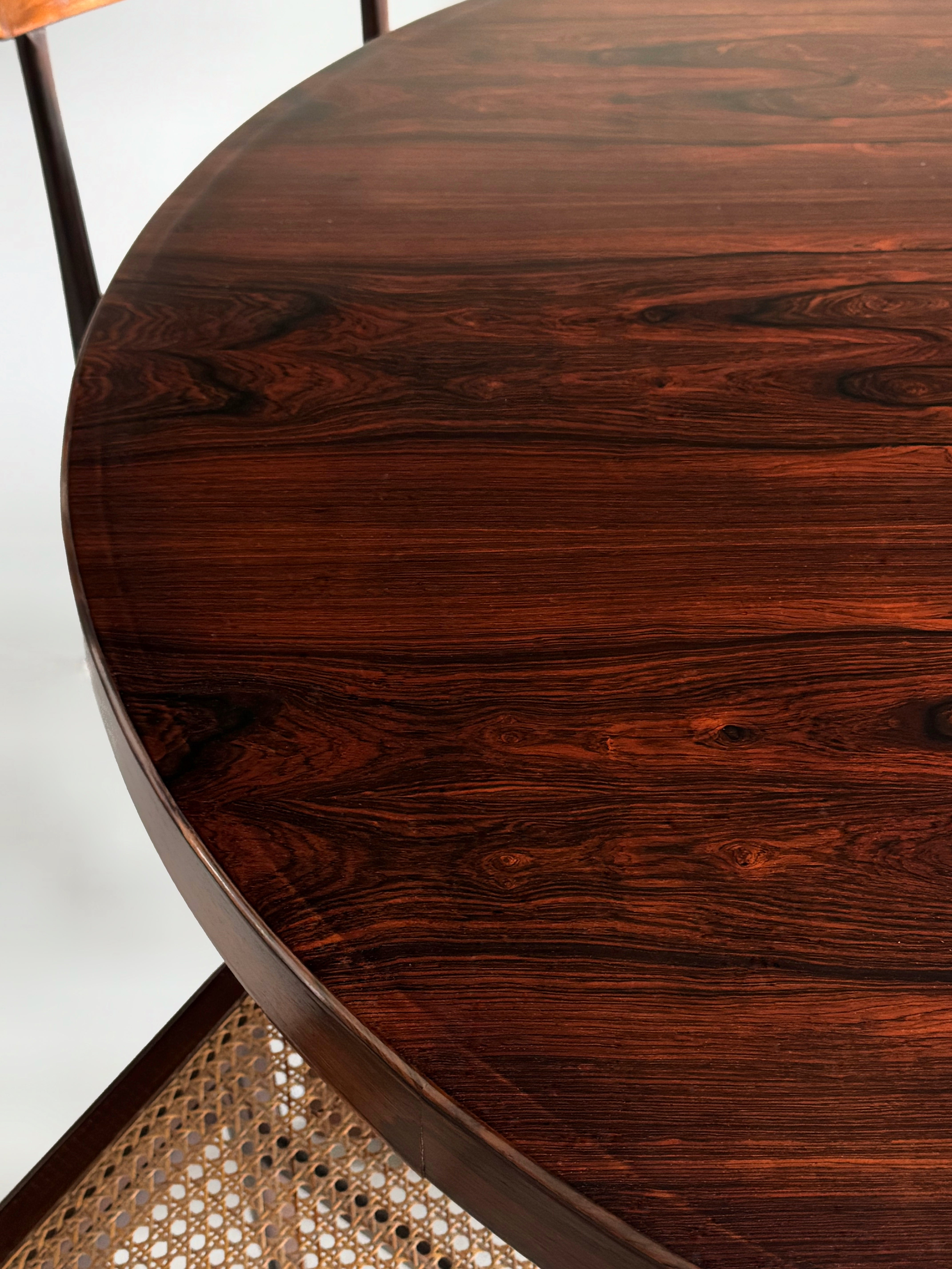 "Alex" Round Dining Table and ”Lucio” chairs by Sergio Rodrigues, Brazil 1960