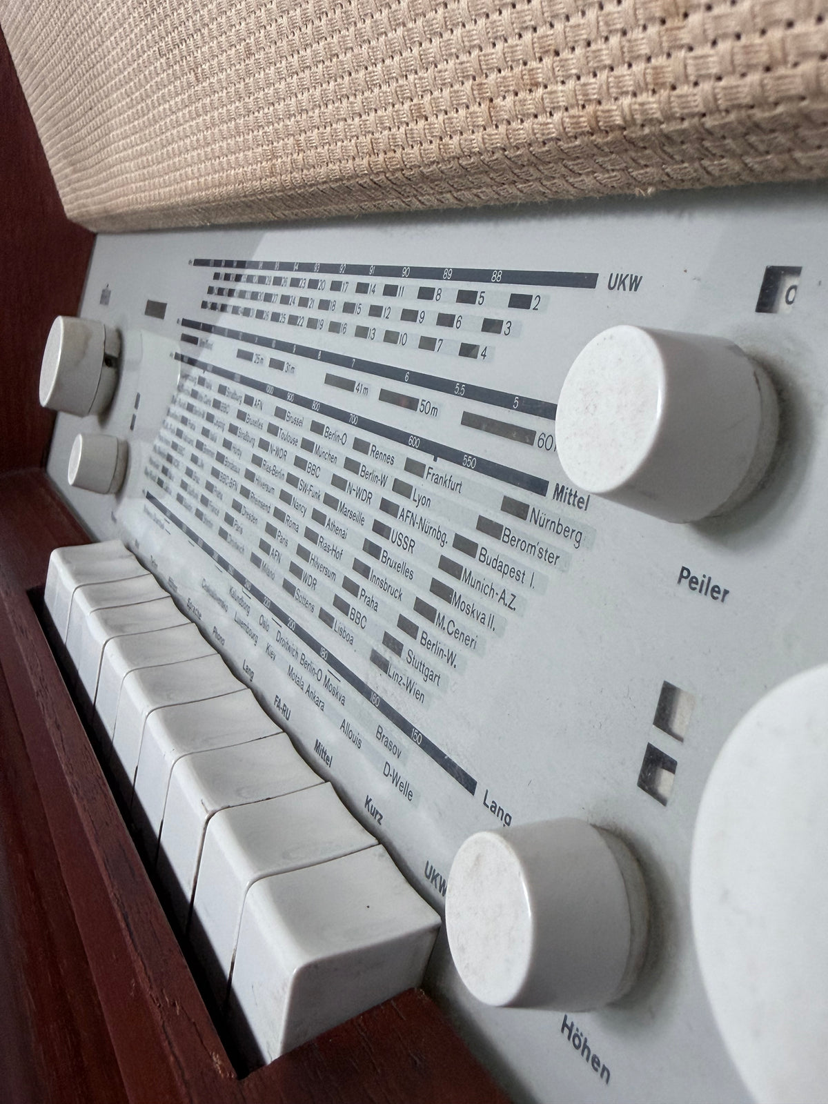 TS 3-81 Table Receiver by Herbert Hirche for Braun, Germany, 1959