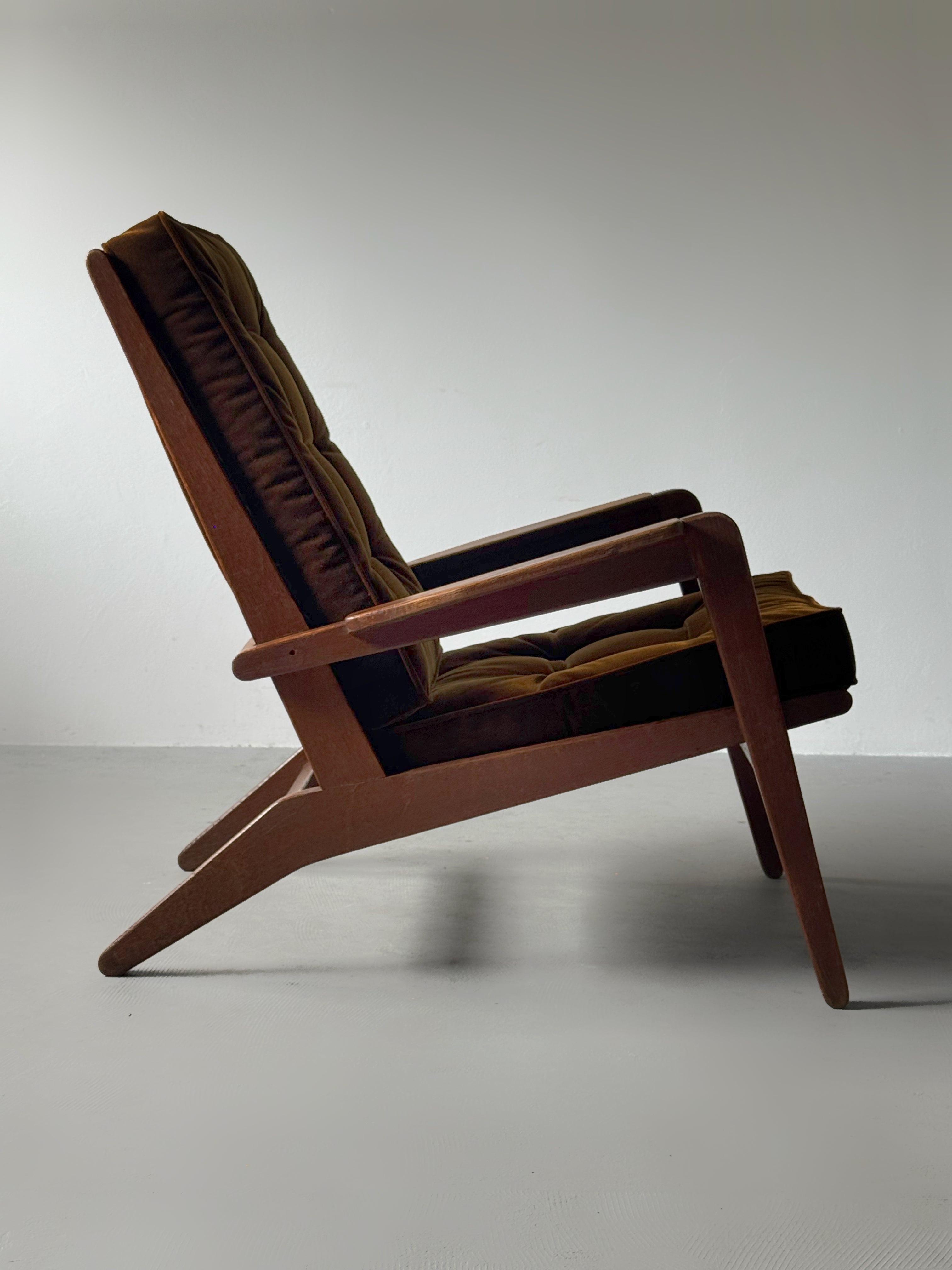 FS 105 Lounge Chair by Pierre Guariche for Airborne, France 1950s