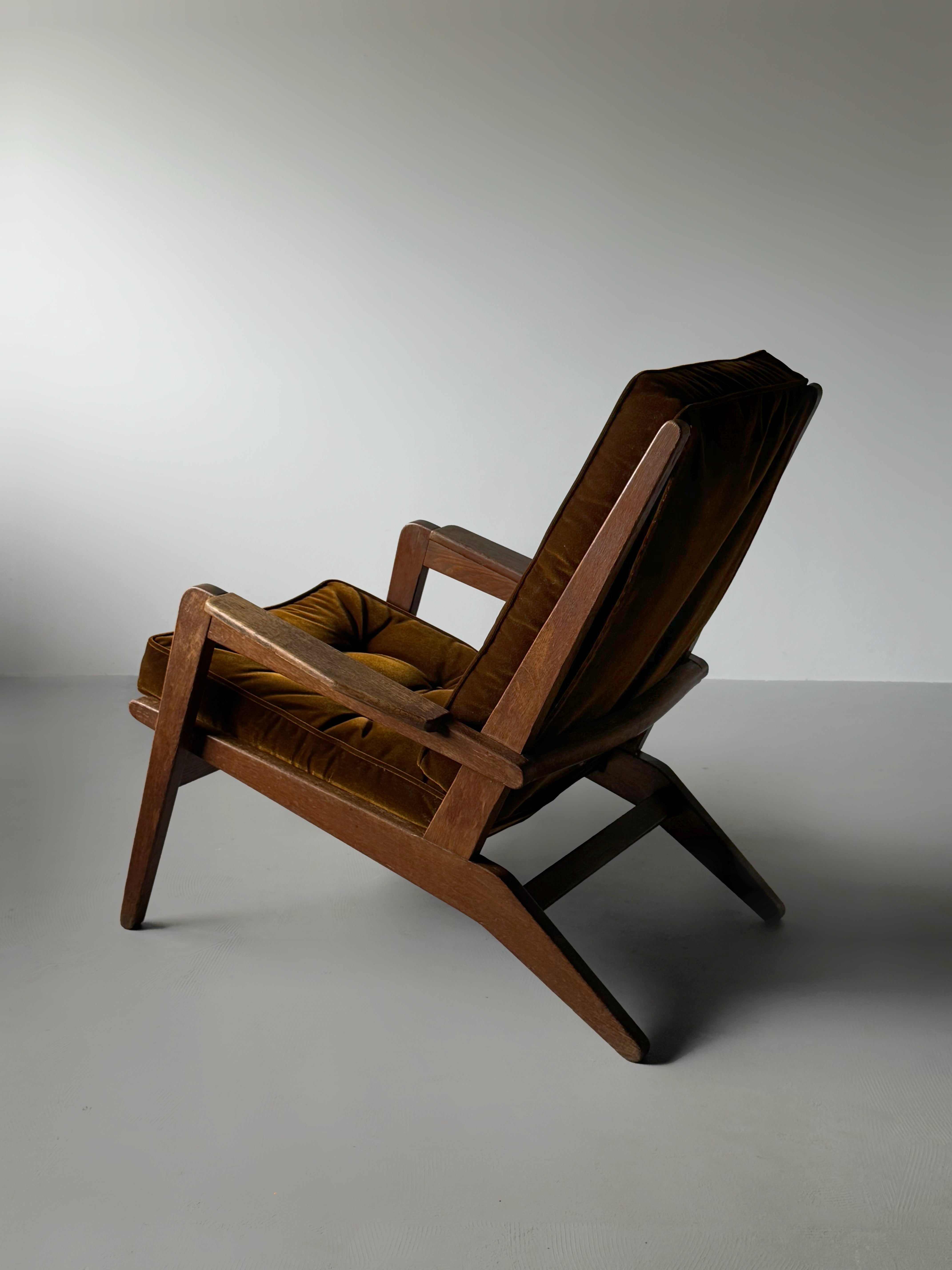 FS 105 Lounge Chair by Pierre Guariche for Airborne, France 1950s