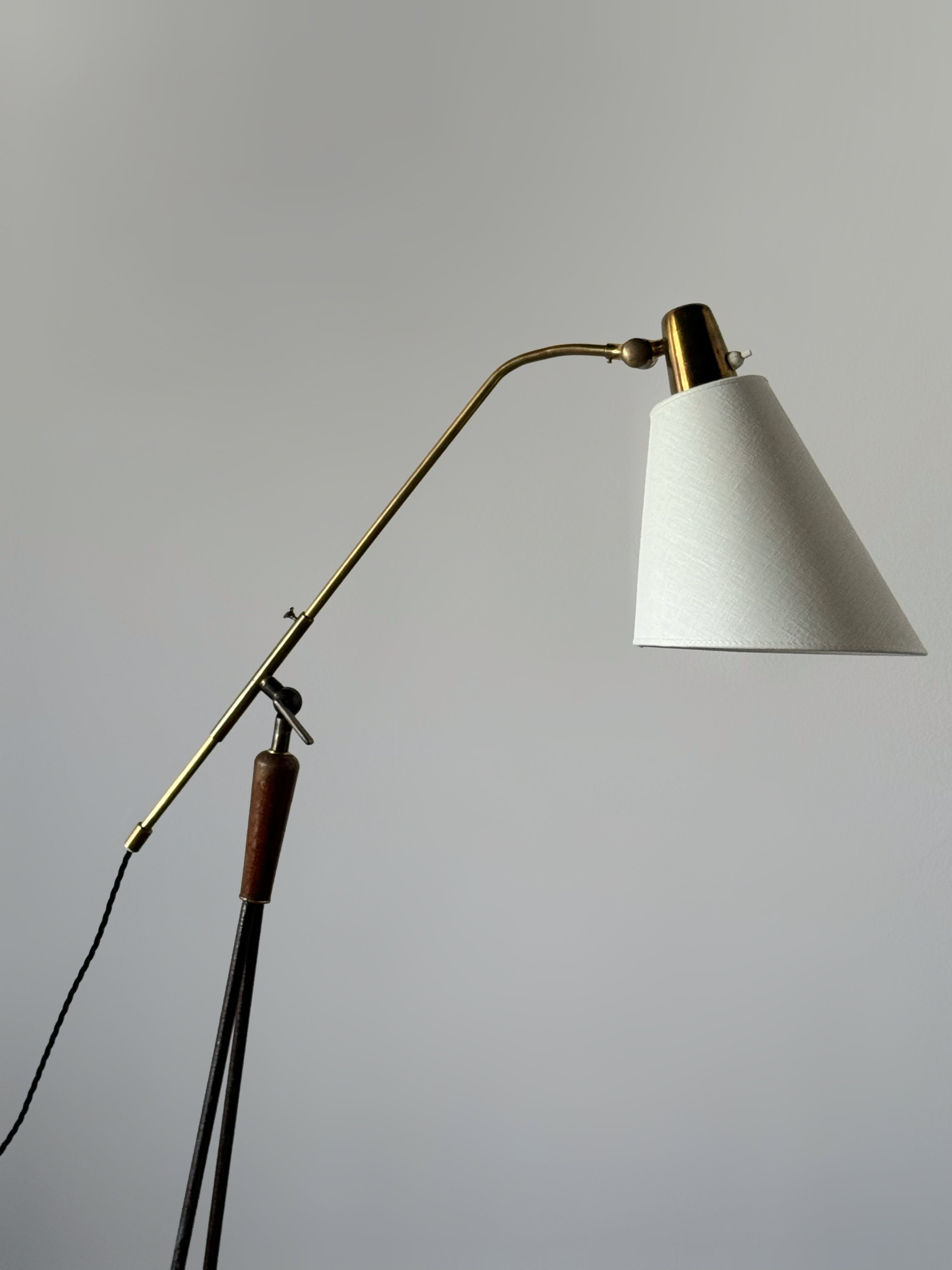 Floor Lamp Model 7069 by Falkenbergs 1950s