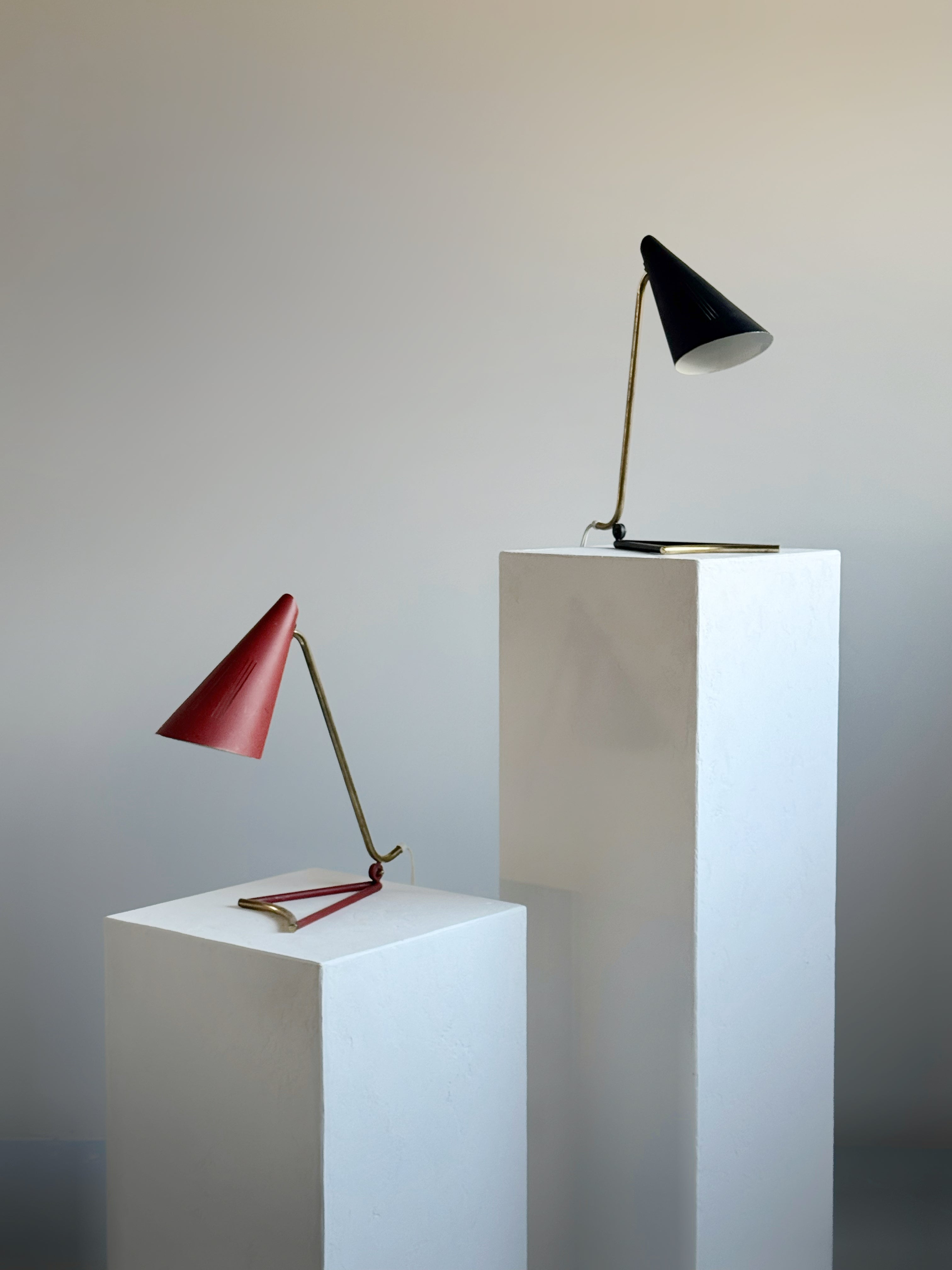 Pair of Desk Lamps by Knud Joos for Lyfa, 1950s