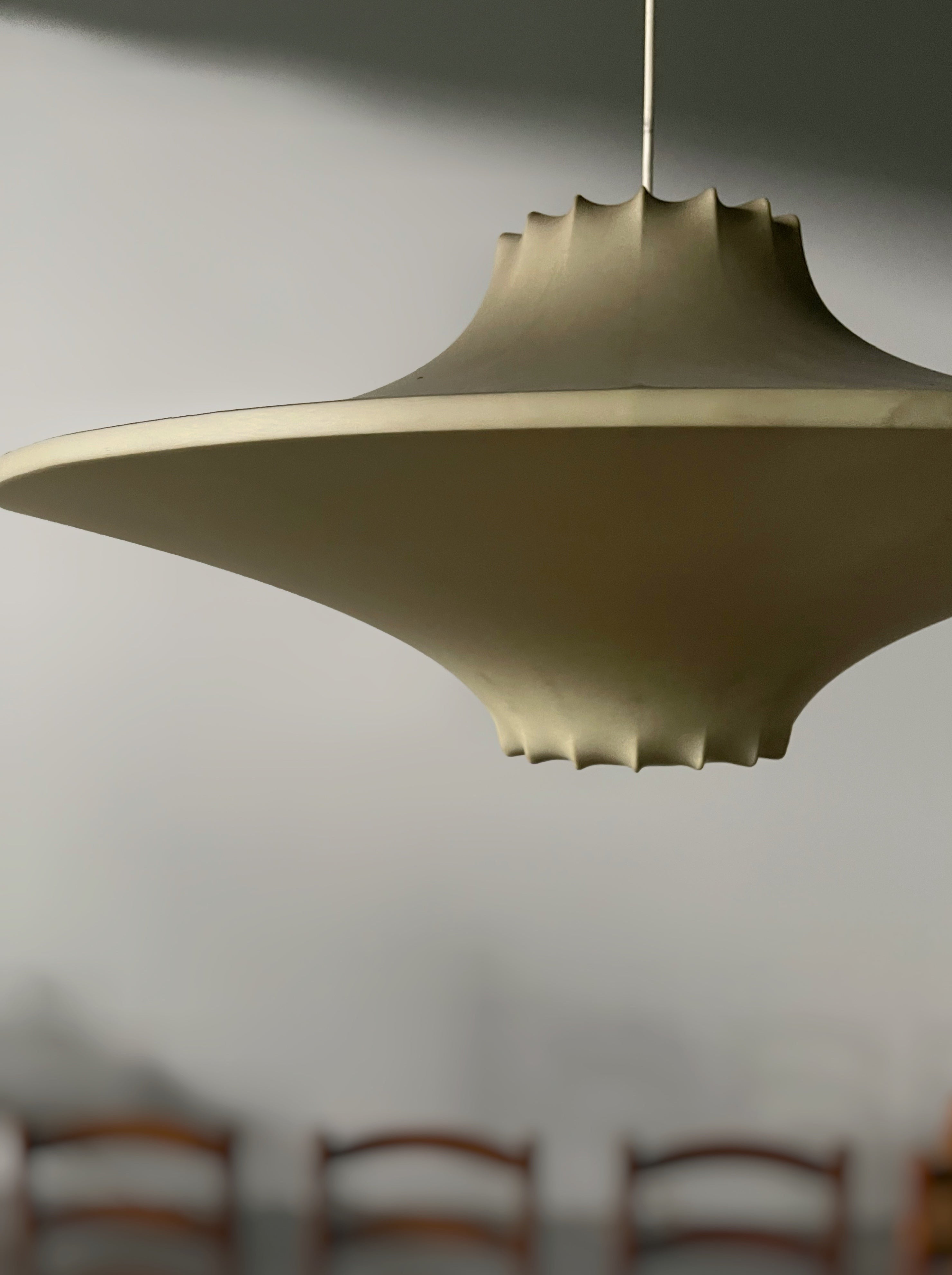 Vintage Cocoon Pendant Lamp by Achille and Pier Castiglioni for Flos