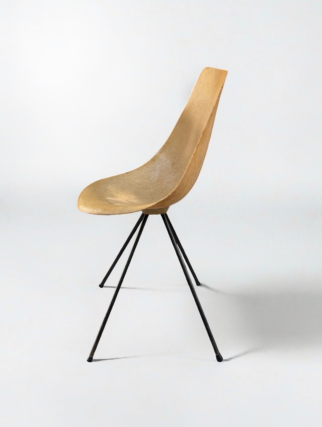 Fiberglass Chair by Jean-René Picard for S.E.T.A, France 1955