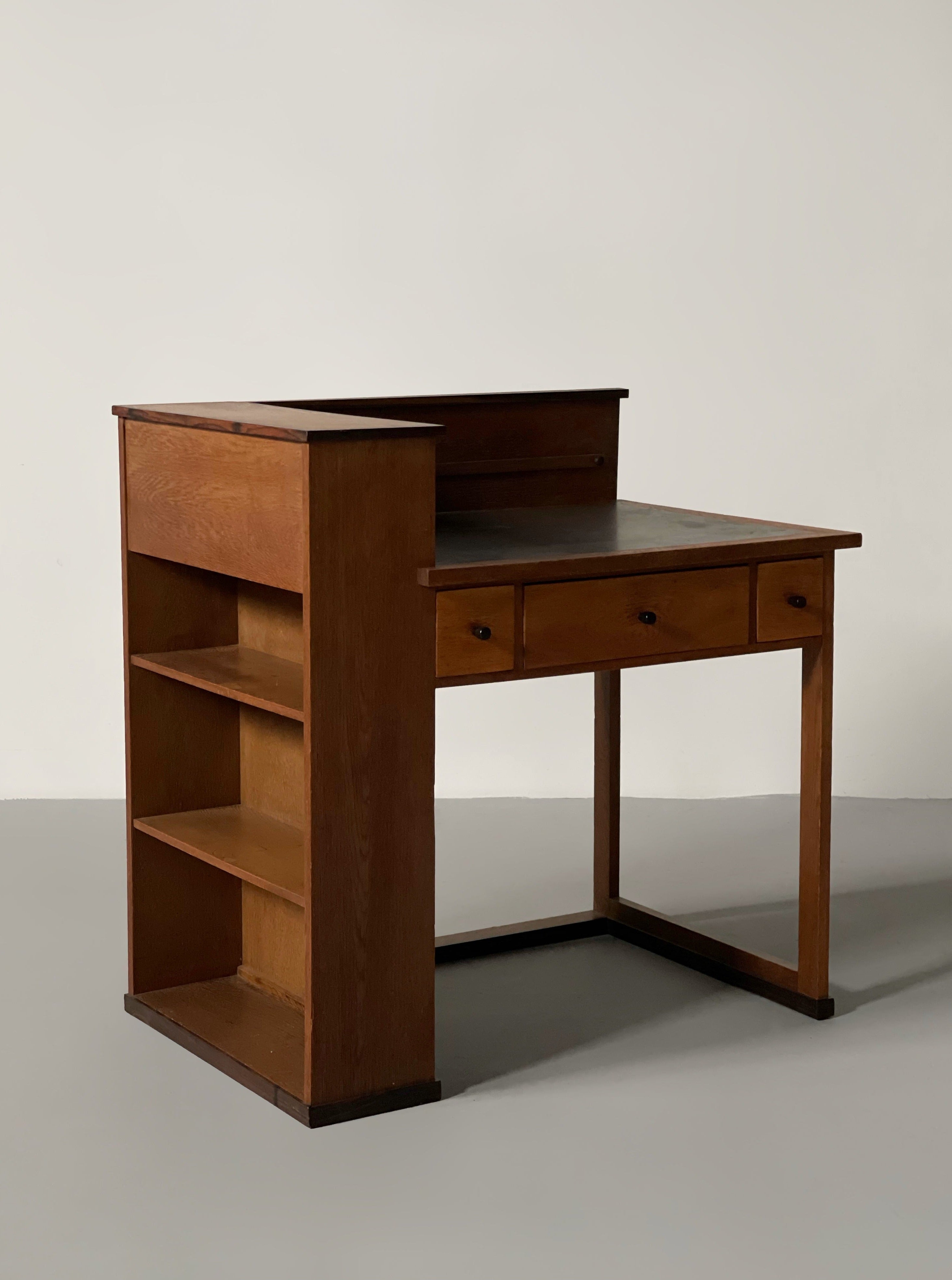 Hague Style writing desk by P.E.L. Izeren for De Genneper Molen