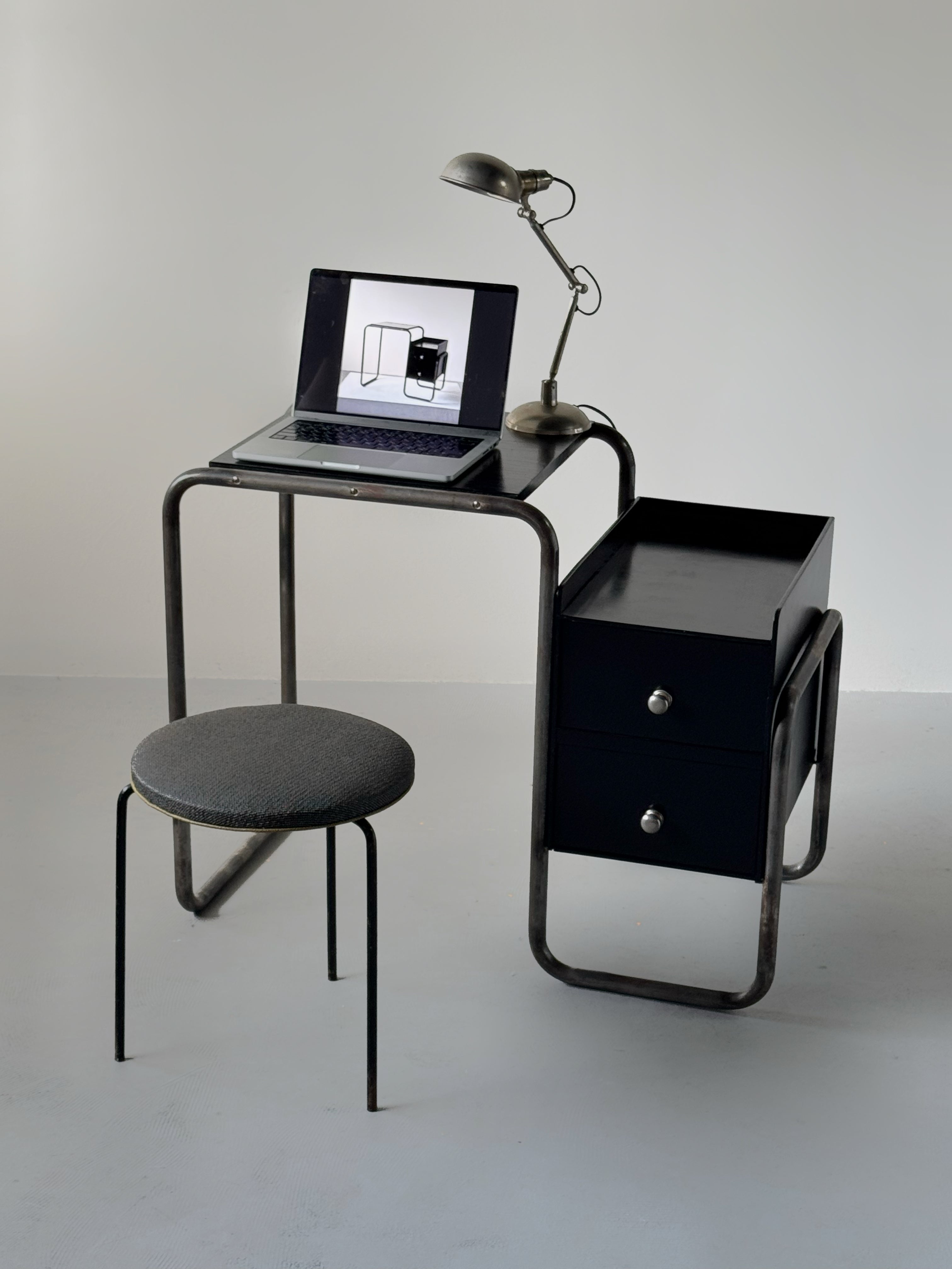 Bauhaus writing desk 1930s Made by Thonet