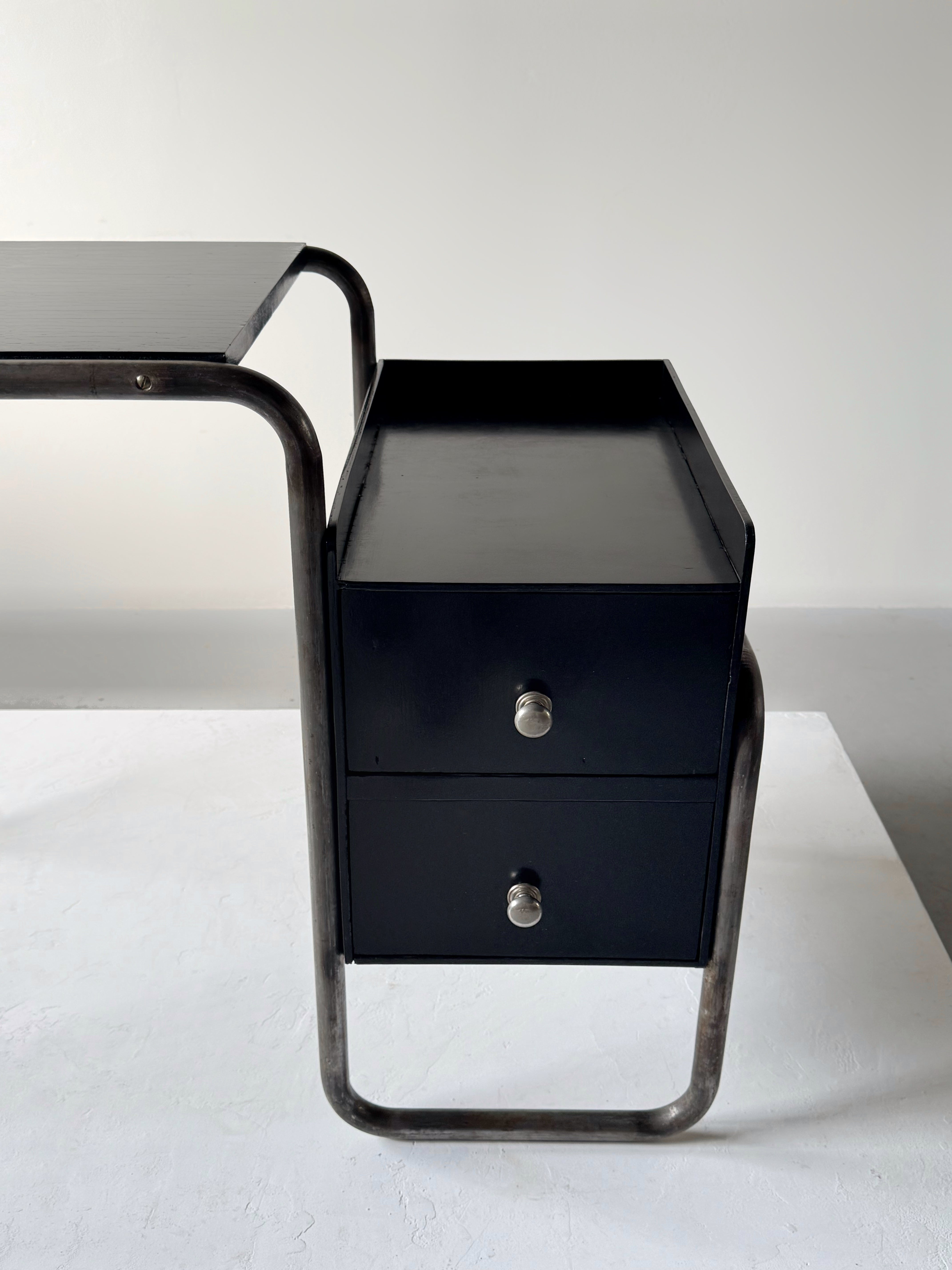 Bauhaus writing desk 1930s Made by Thonet