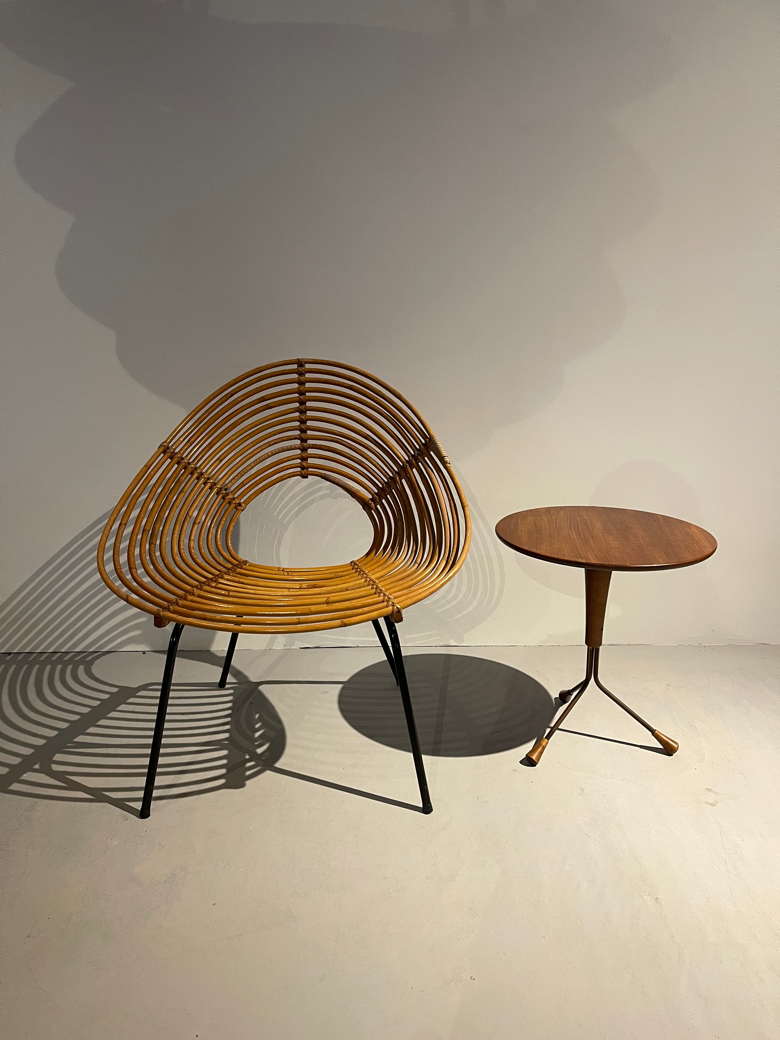 Tripod side table by Albert Larsson
