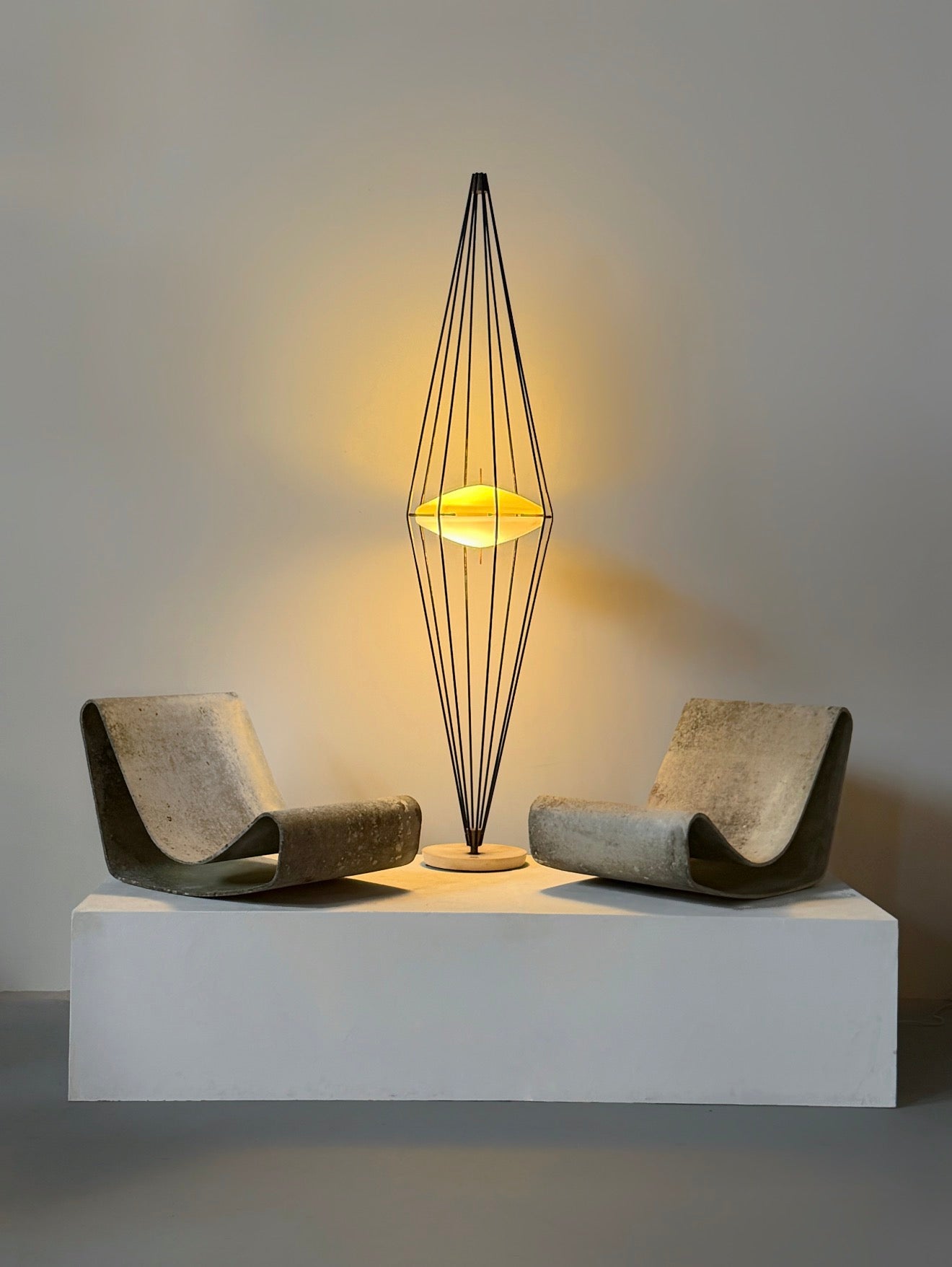 Siluro Floor Lamp by Angelo Lelii for Arredoluce, Italy 1957