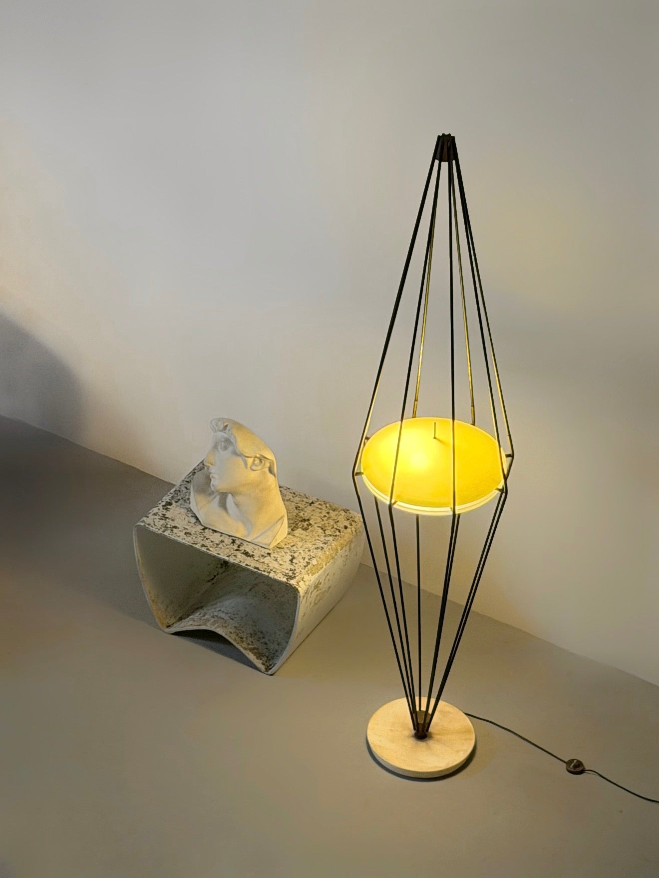 Siluro Floor Lamp by Angelo Lelii for Arredoluce, Italy 1957