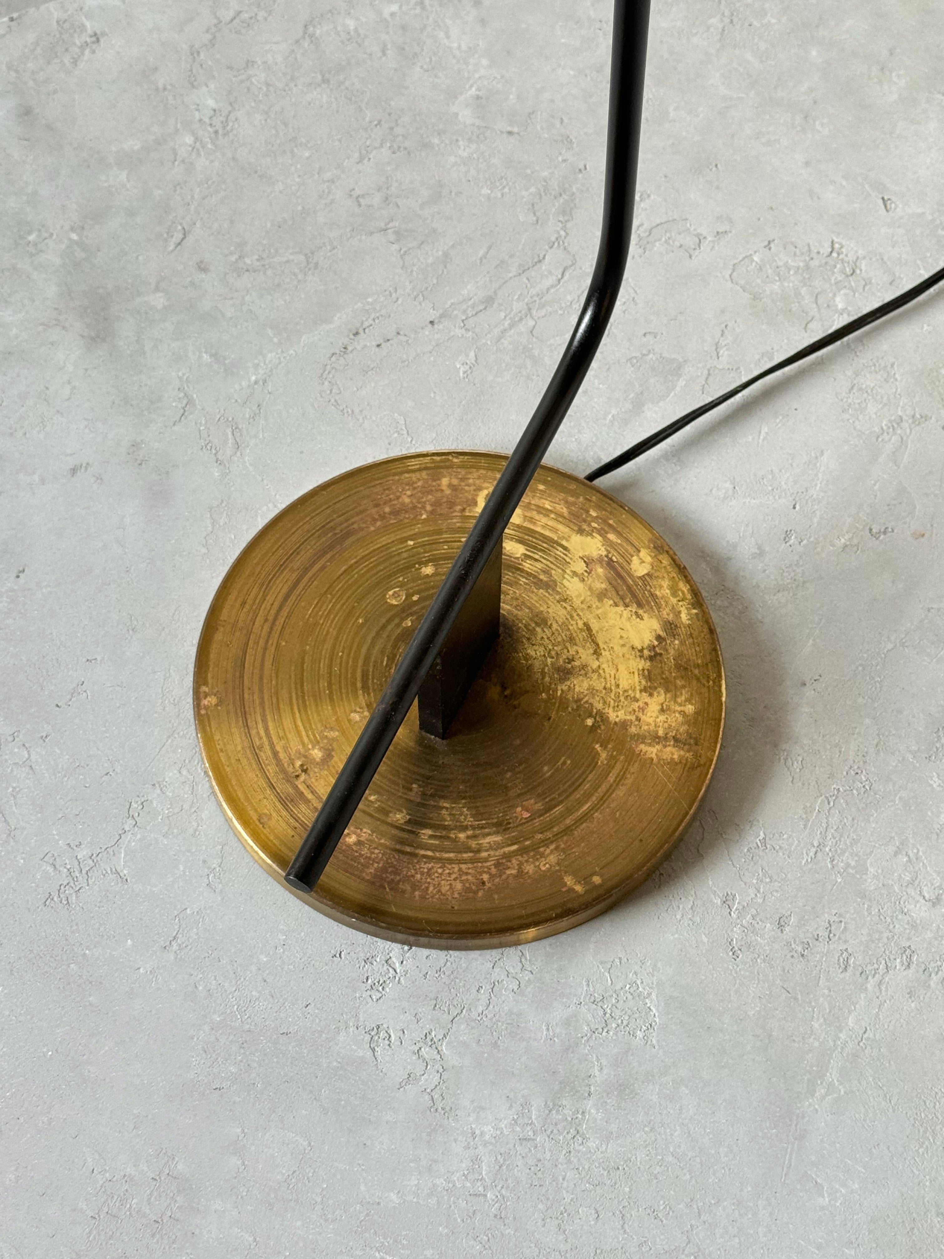 3 Globe Floor Lamp by Lunel, France 1950s