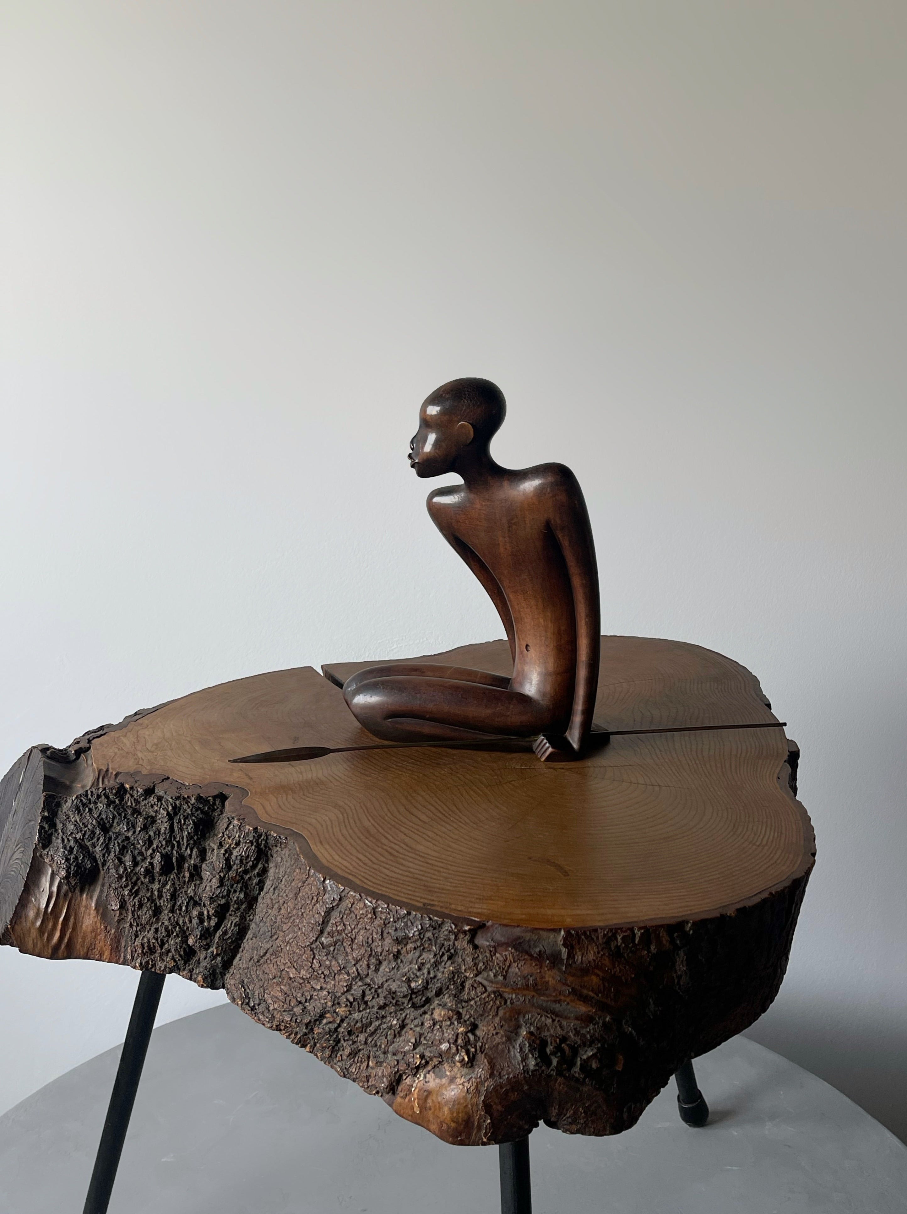 Tree Trunk Side Coffee Table, Austria, style Aubock 1950s