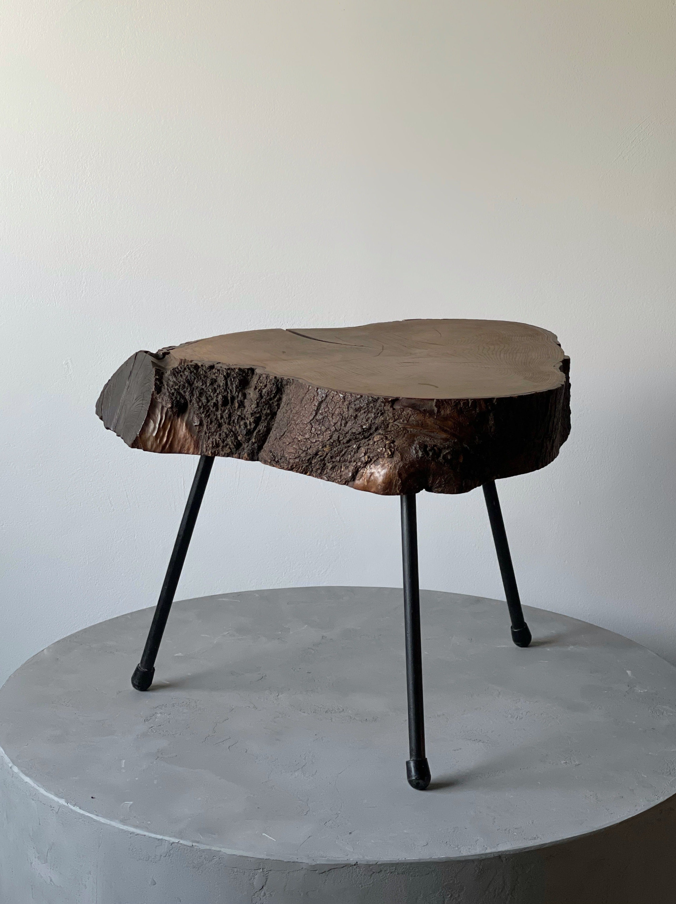 Tree Trunk Side Coffee Table, Austria, style Aubock 1950s