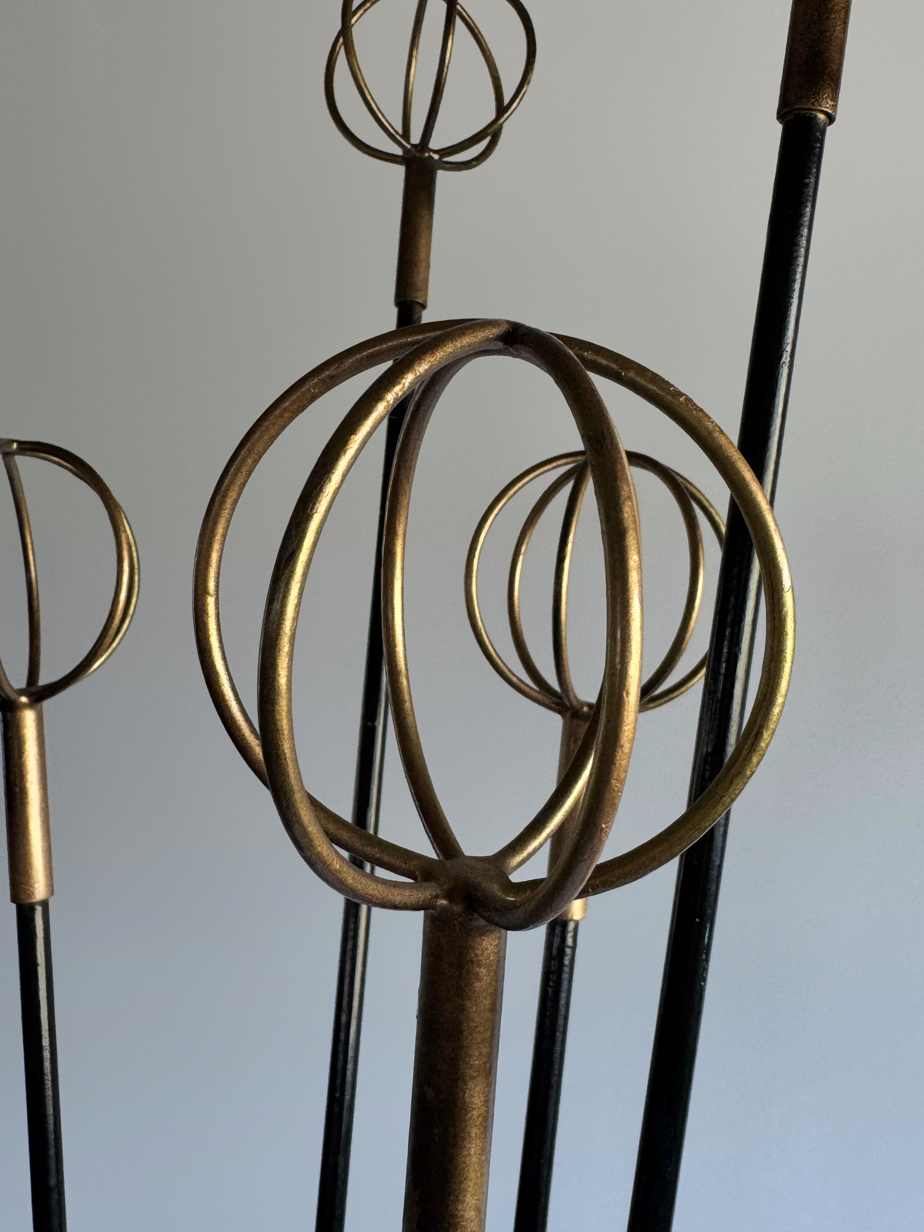 Astrolabe coat rack by Roger Feraud, France 1950