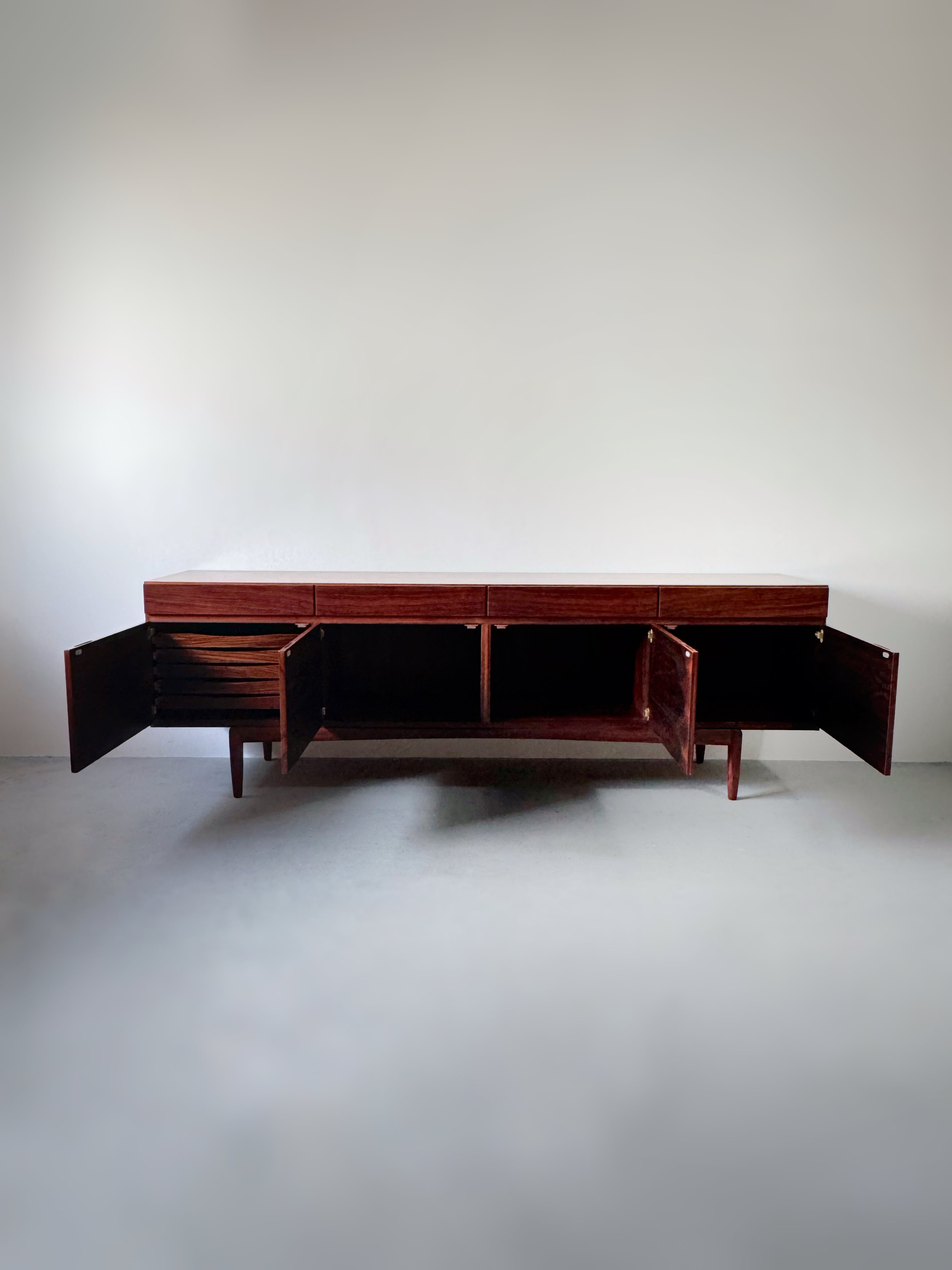 FA66 Rosewood Sideboard Designed by Ib Kofod-Larsen for Faarup Møbelfabrik 1960s