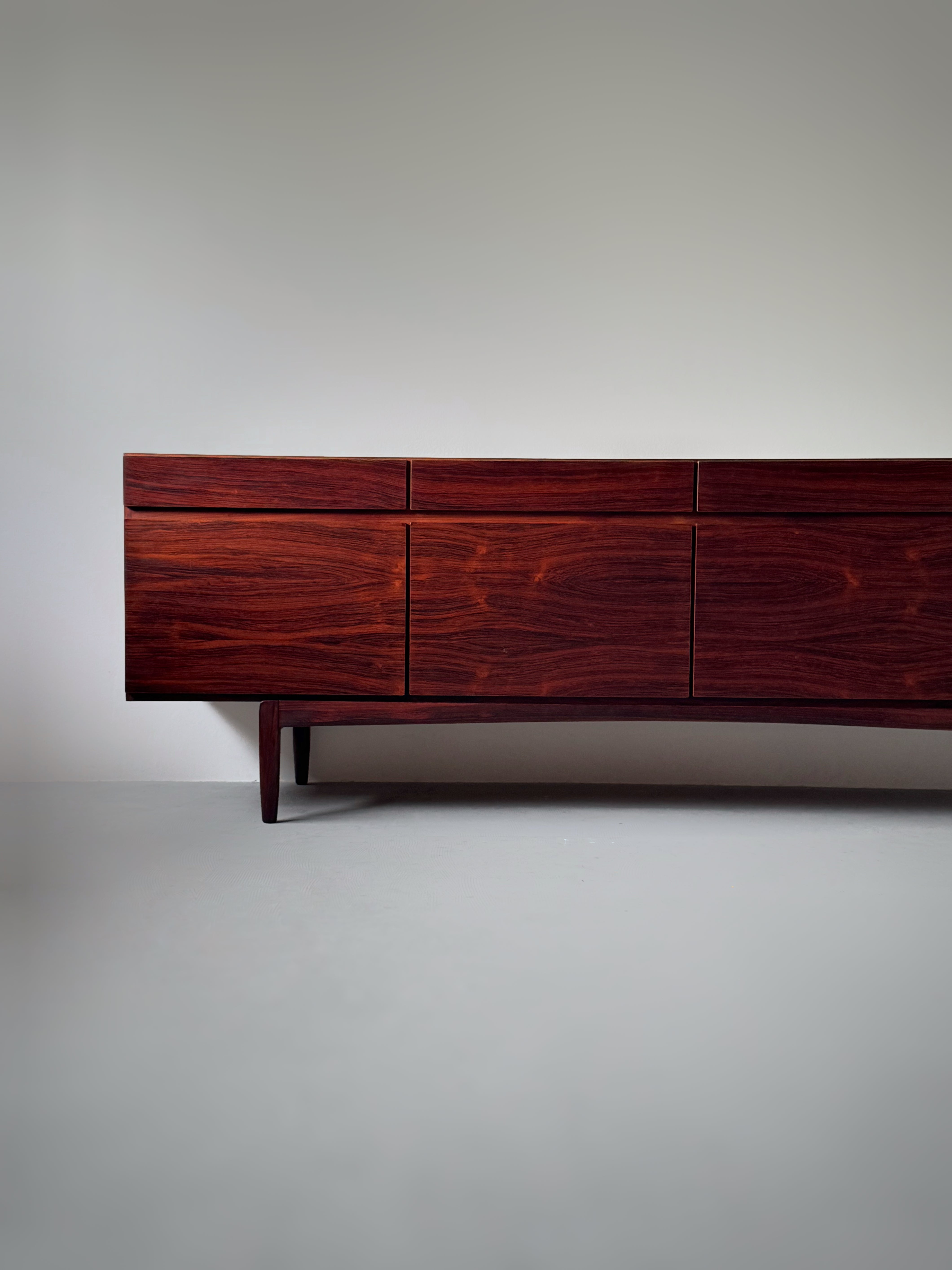 FA66 Rosewood Sideboard Designed by Ib Kofod-Larsen for Faarup Møbelfabrik 1960s