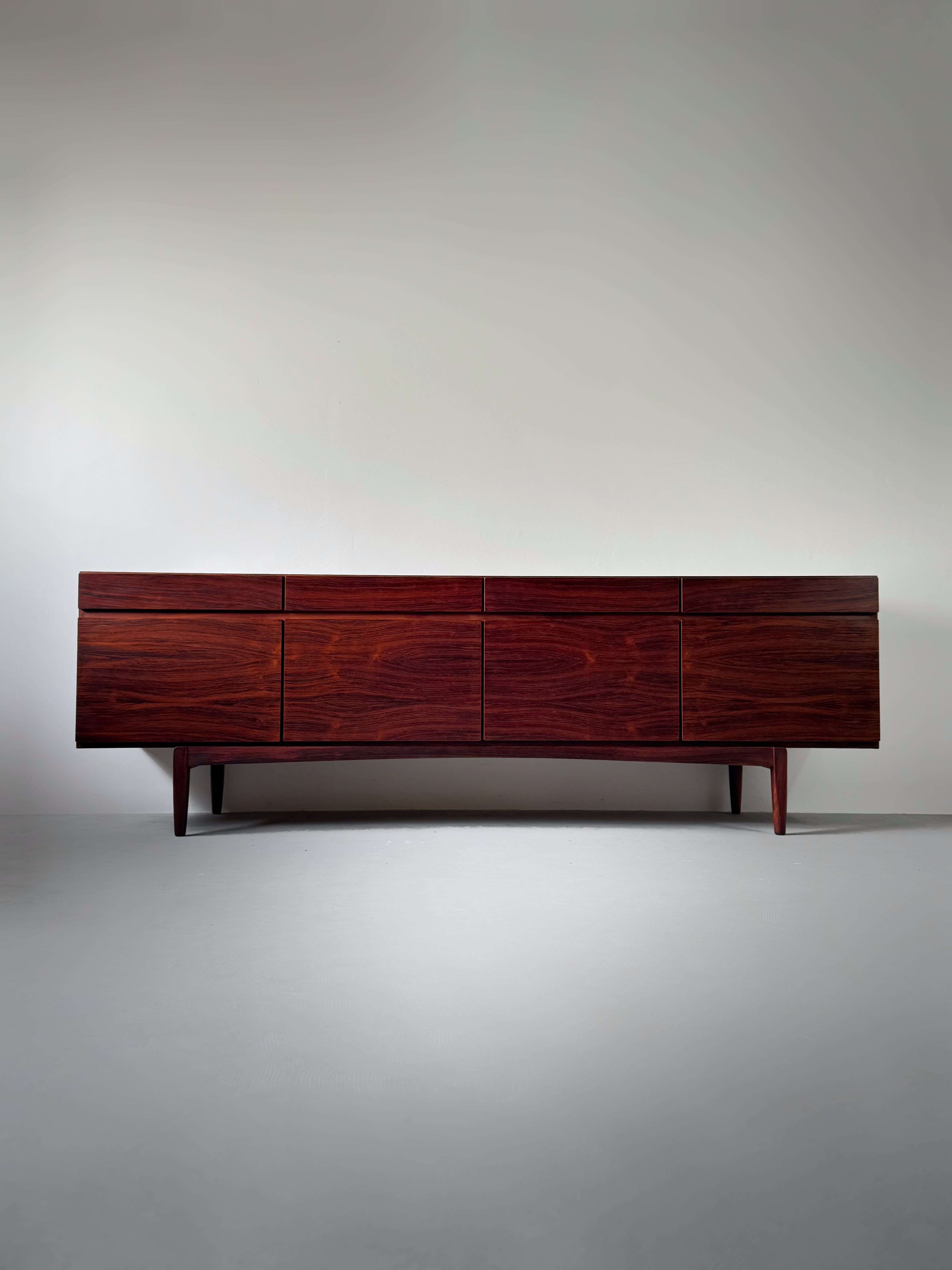 FA66 Rosewood Sideboard Designed by Ib Kofod-Larsen for Faarup Møbelfabrik 1960s