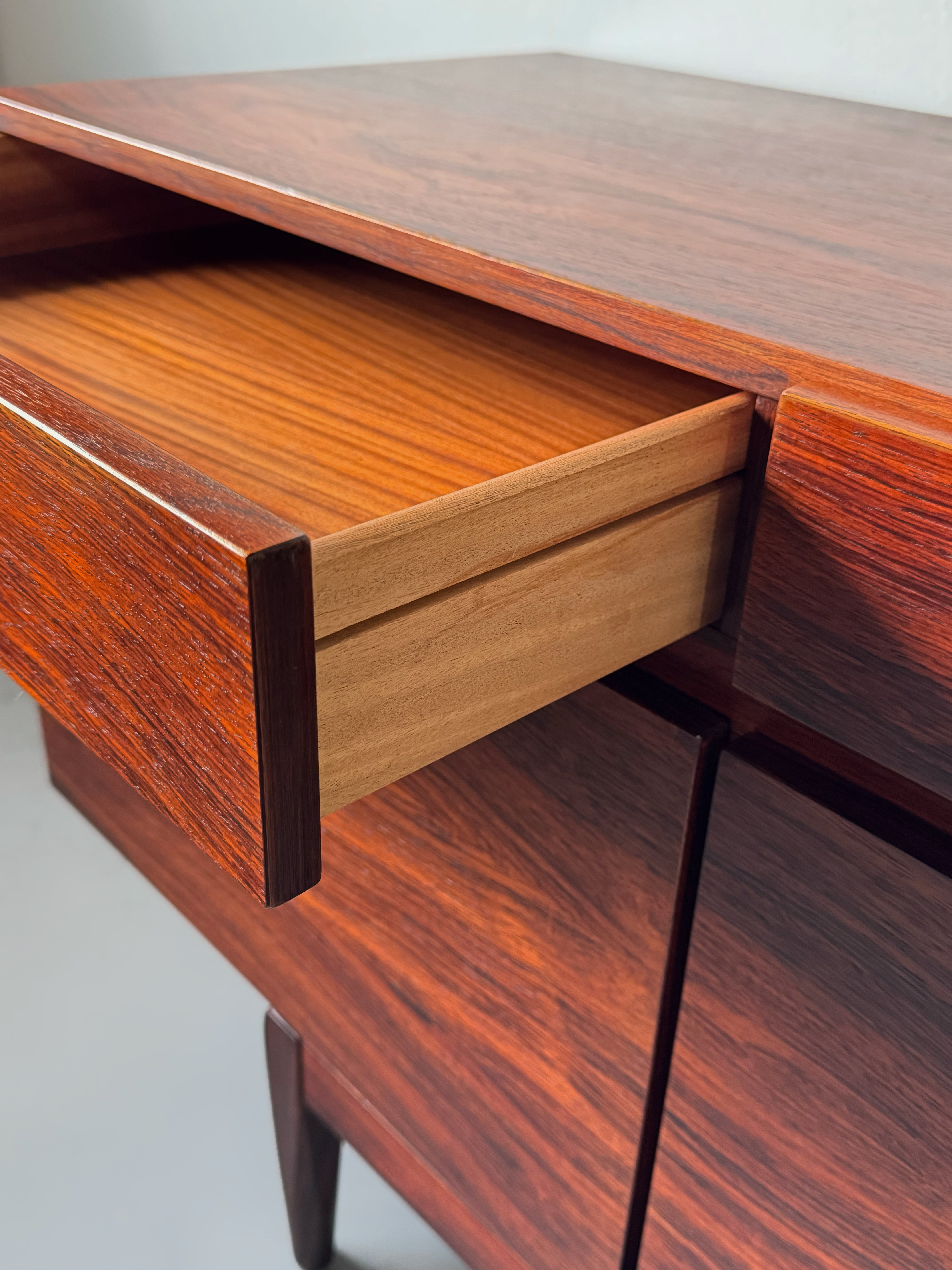 FA66 Rosewood Sideboard Designed by Ib Kofod-Larsen for Faarup Møbelfabrik 1960s