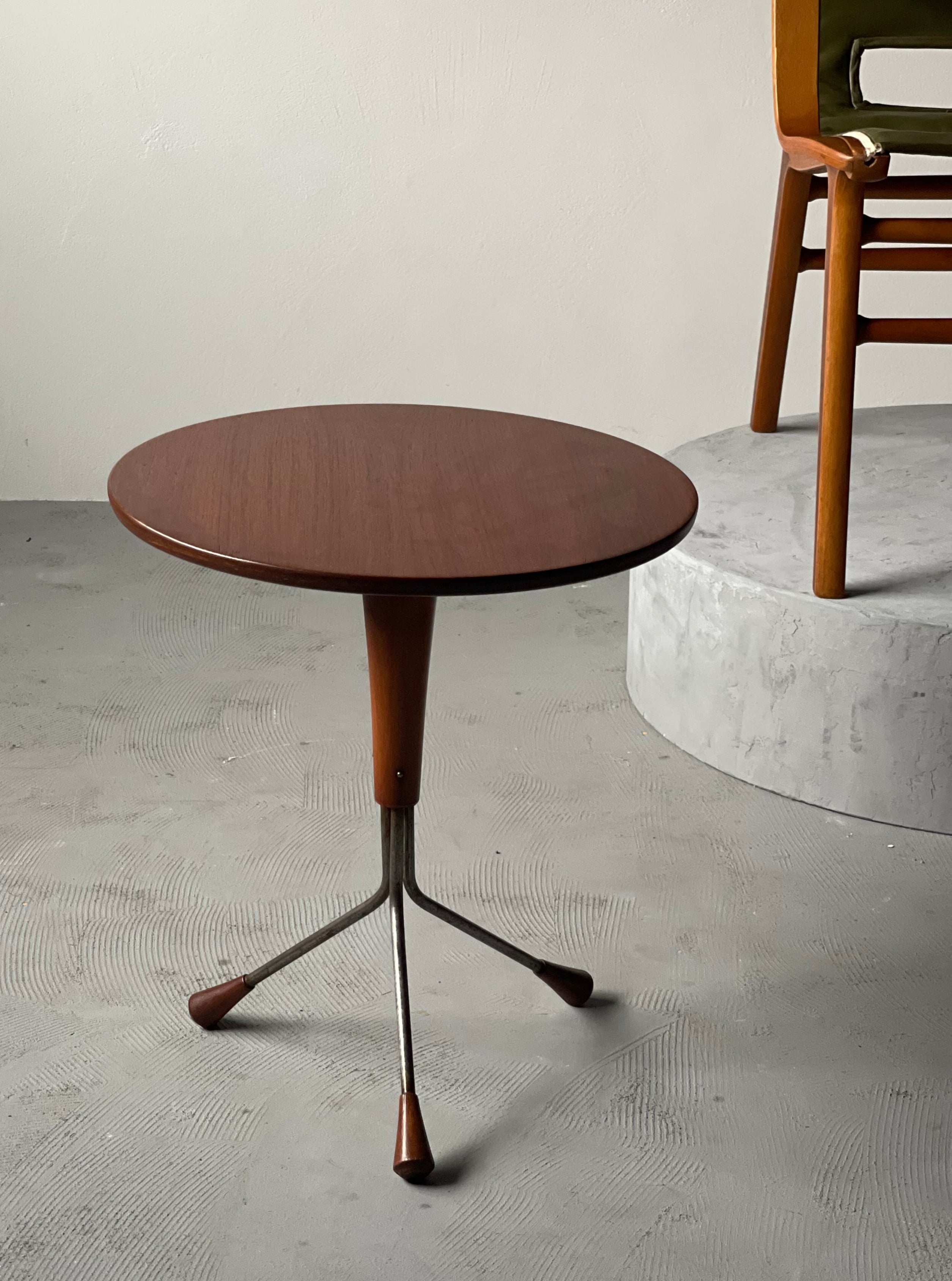 Tripod side table by Albert Larsson