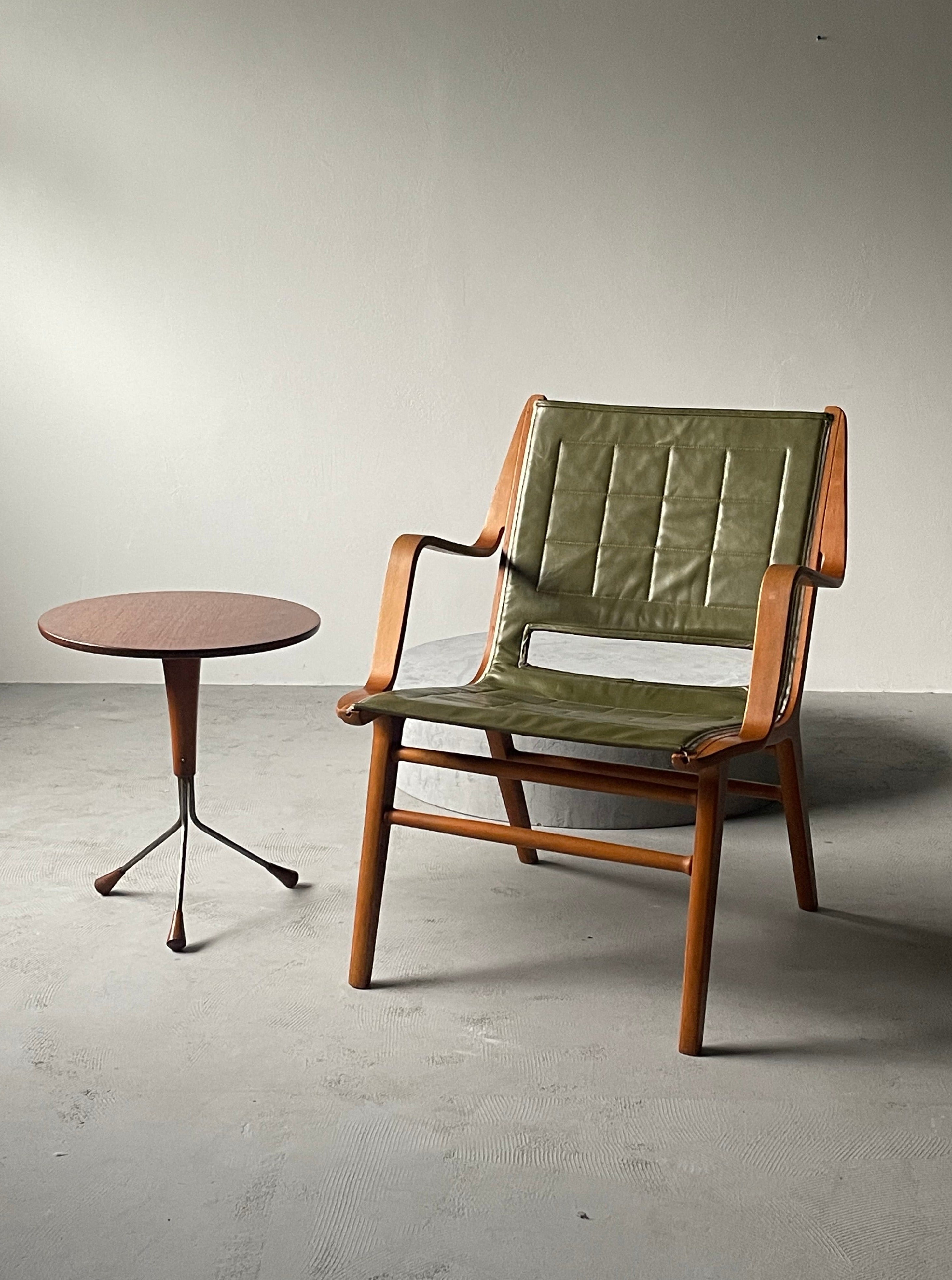 Tripod side table by Albert Larsson