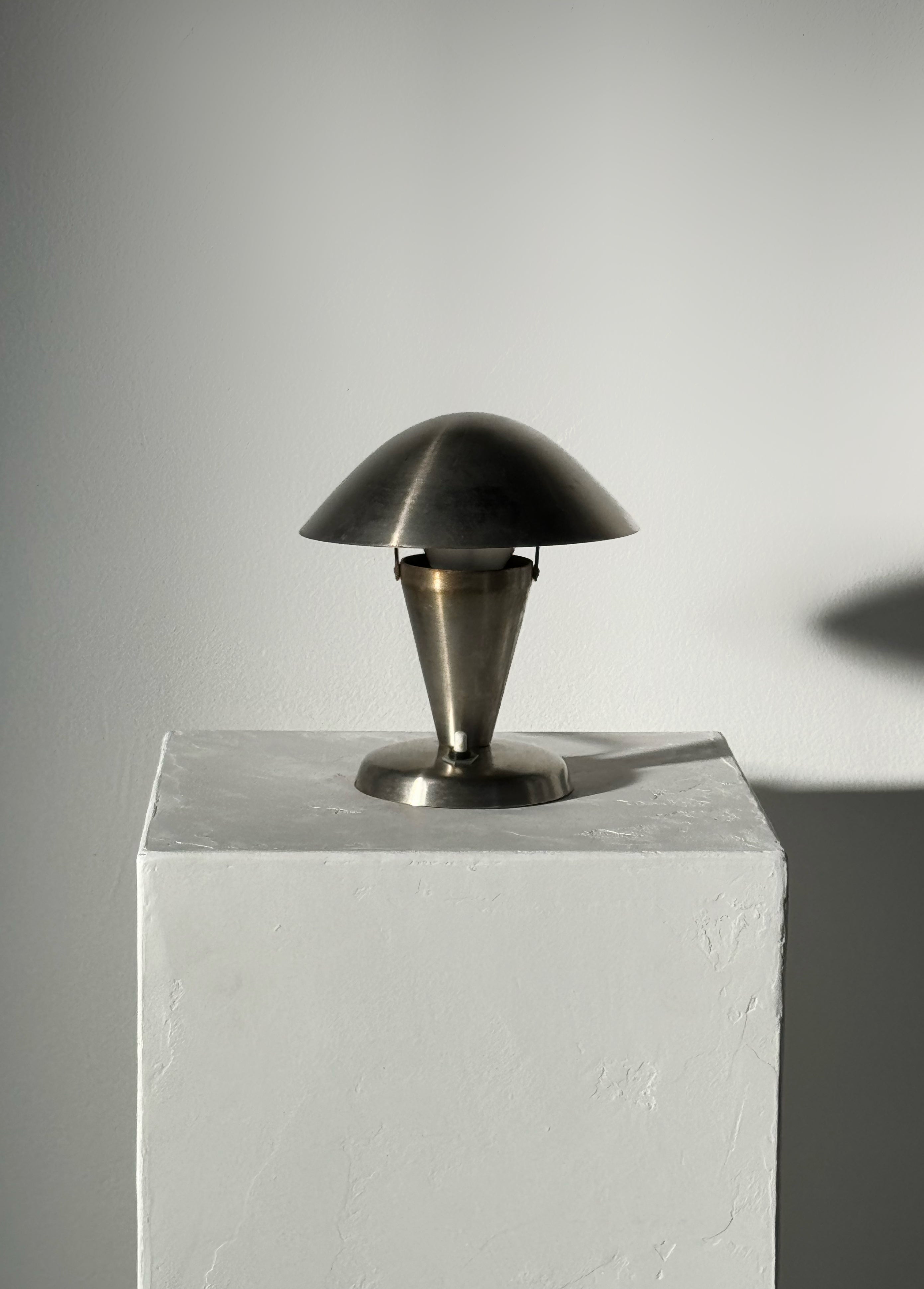 "Mushroom" Table Lamp by Josef Hurka for NAPAKO, Czechoslovakia 1930