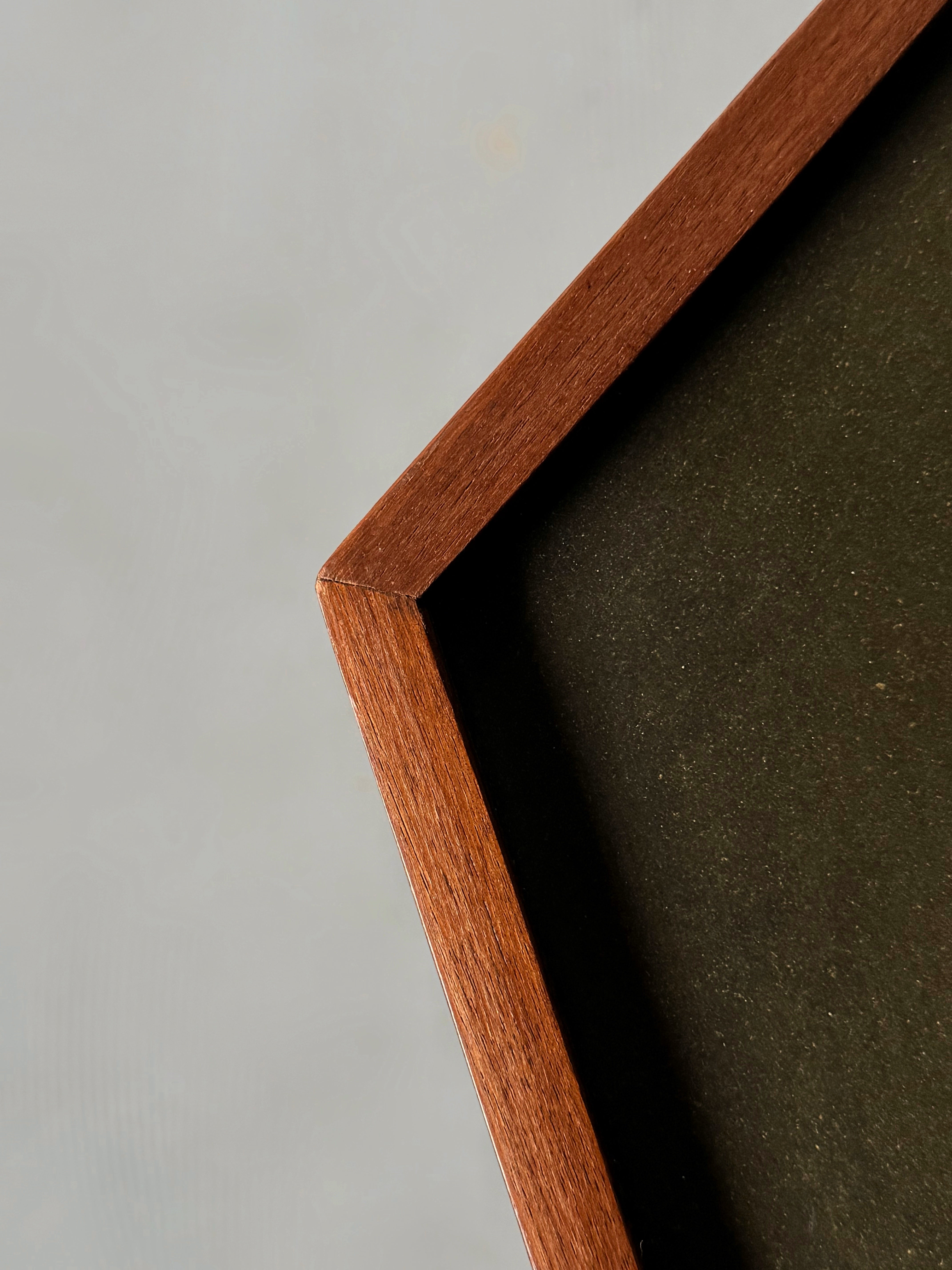 Hexagonal Wood Side Table by Harvey Probber 1960s
