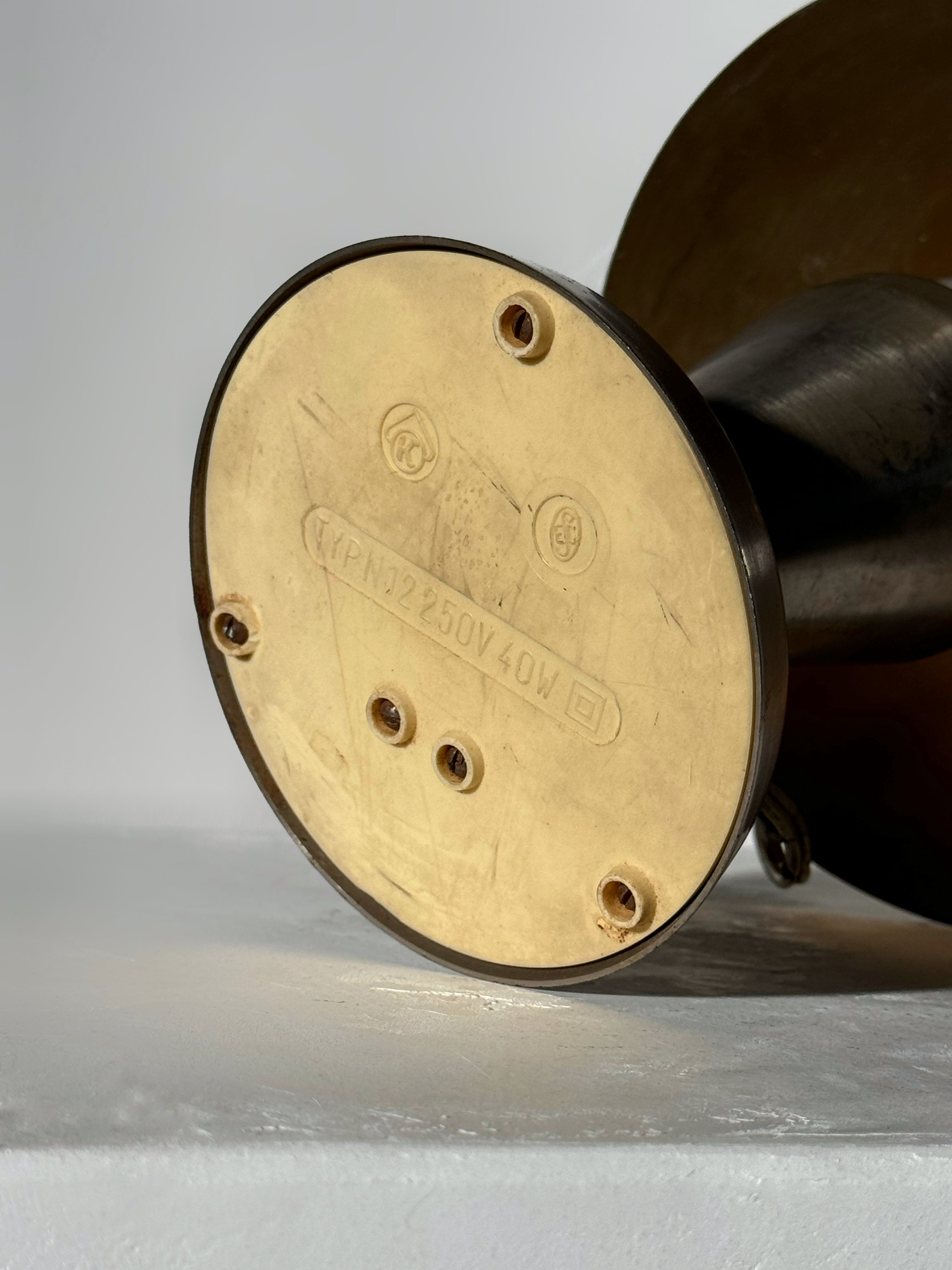 "Mushroom" Table Lamp by Josef Hurka for NAPAKO, Czechoslovakia 1930