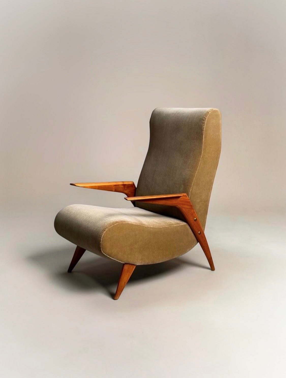 Deco-style Armchair, 1950s ITALY