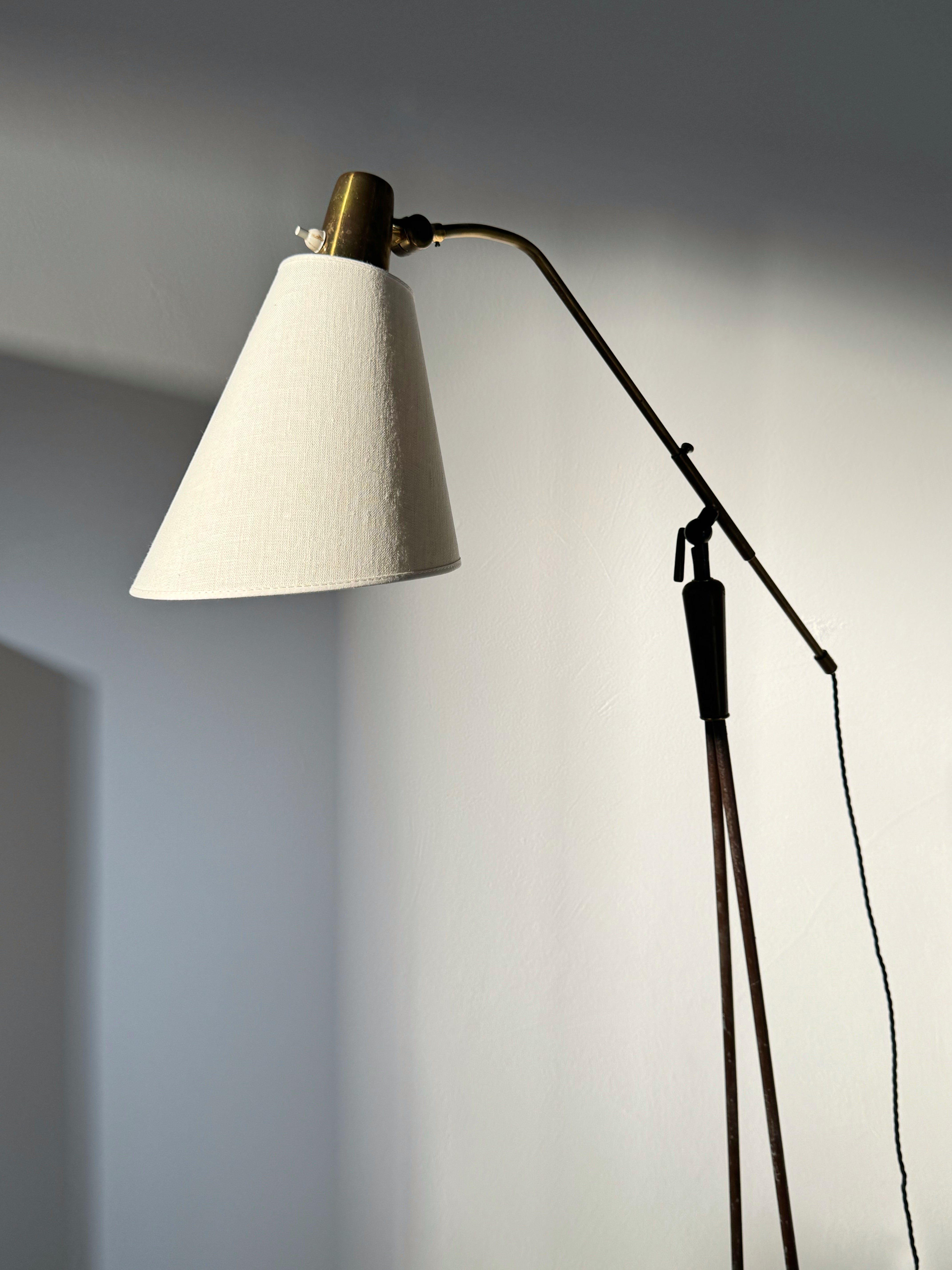 Floor Lamp Model 7069 by Falkenbergs 1950s