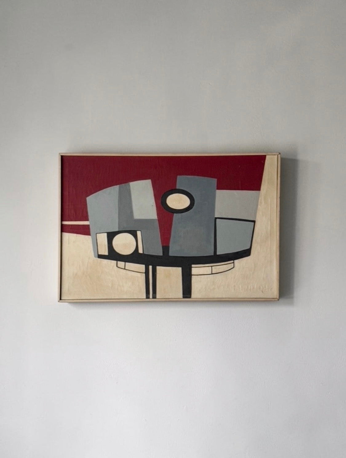 Abstract Composition by Benno Helders, The Netherlands, 1970s