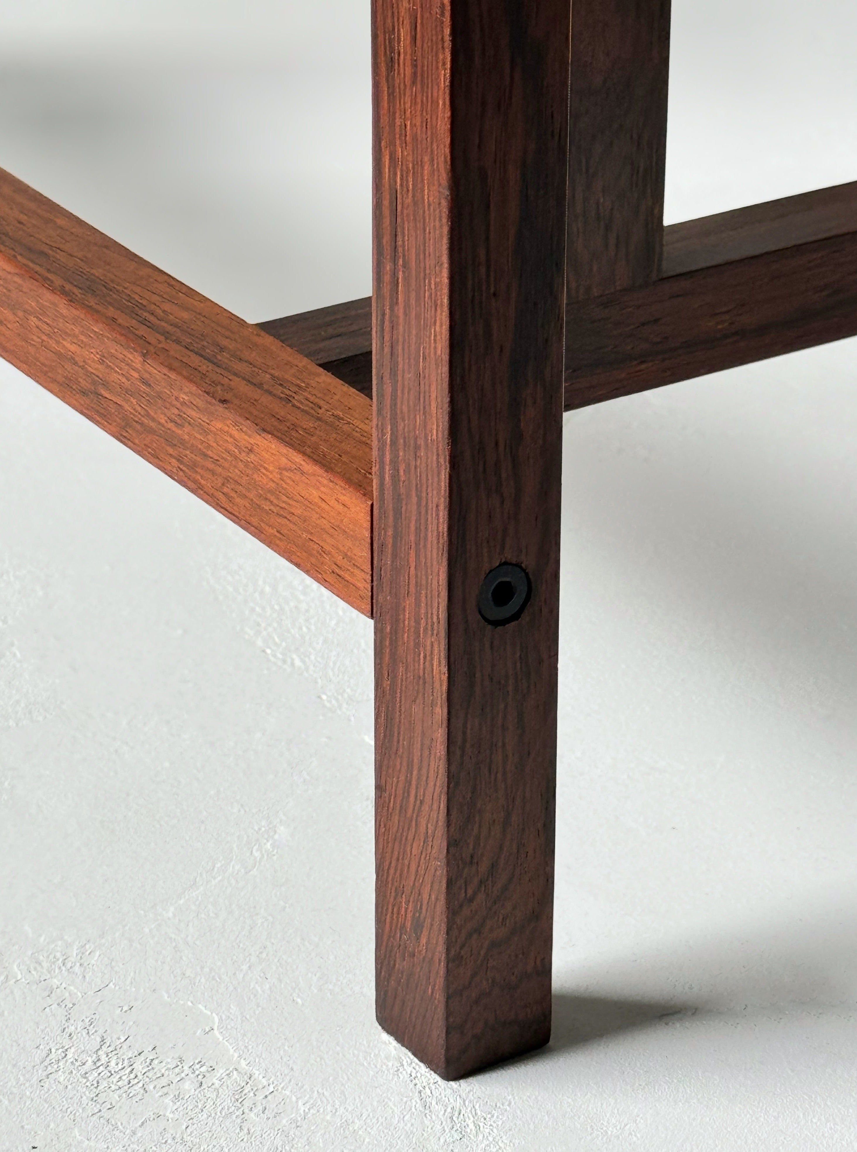 Side table in rosewood by Henning Nørgaard