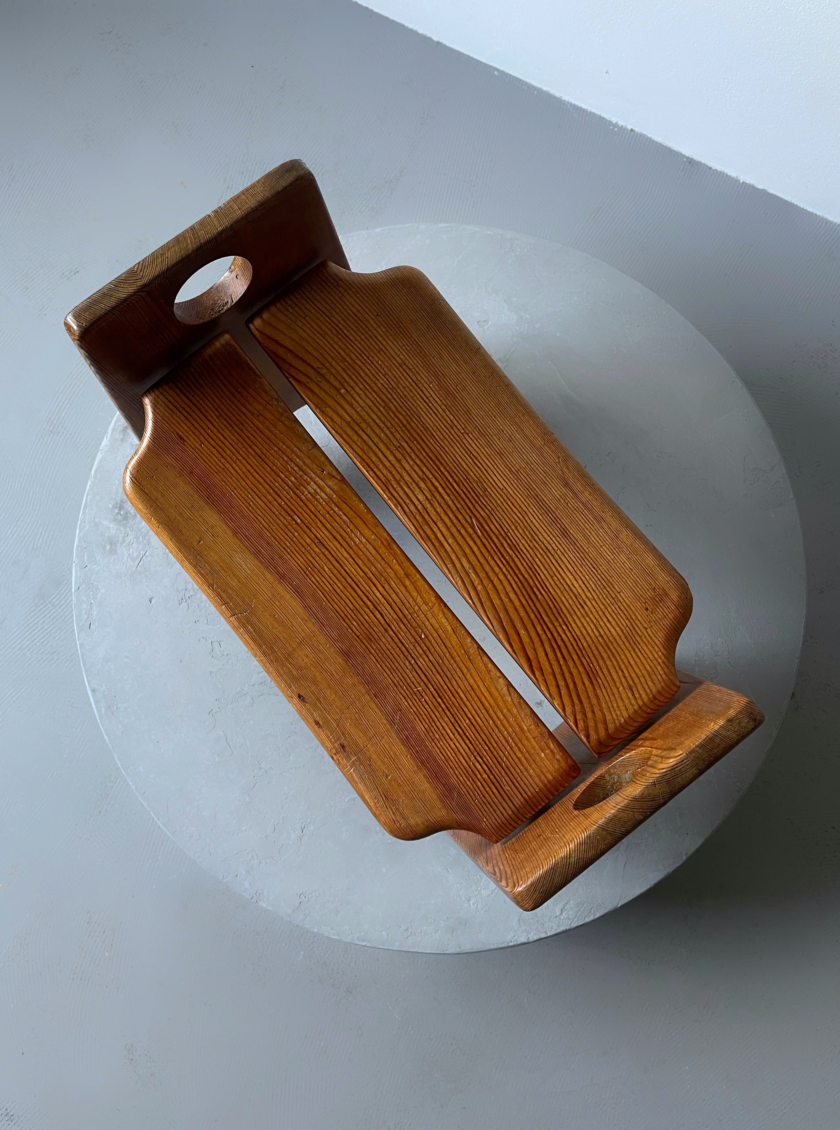 GILBERT MARKLUND WOODEN STOOL IN PINE