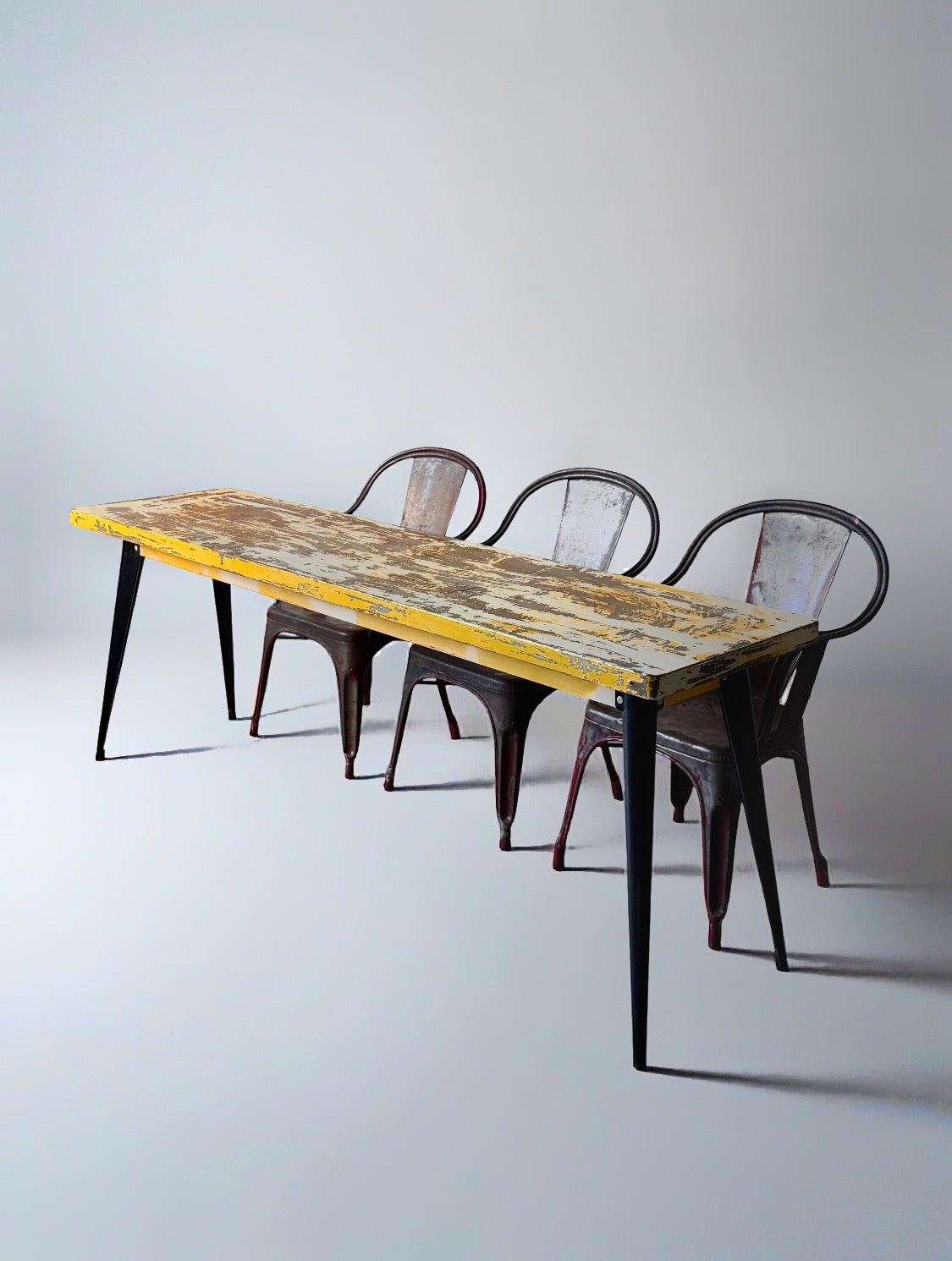 Tolix T55 Console Table by Xavier Pauchard