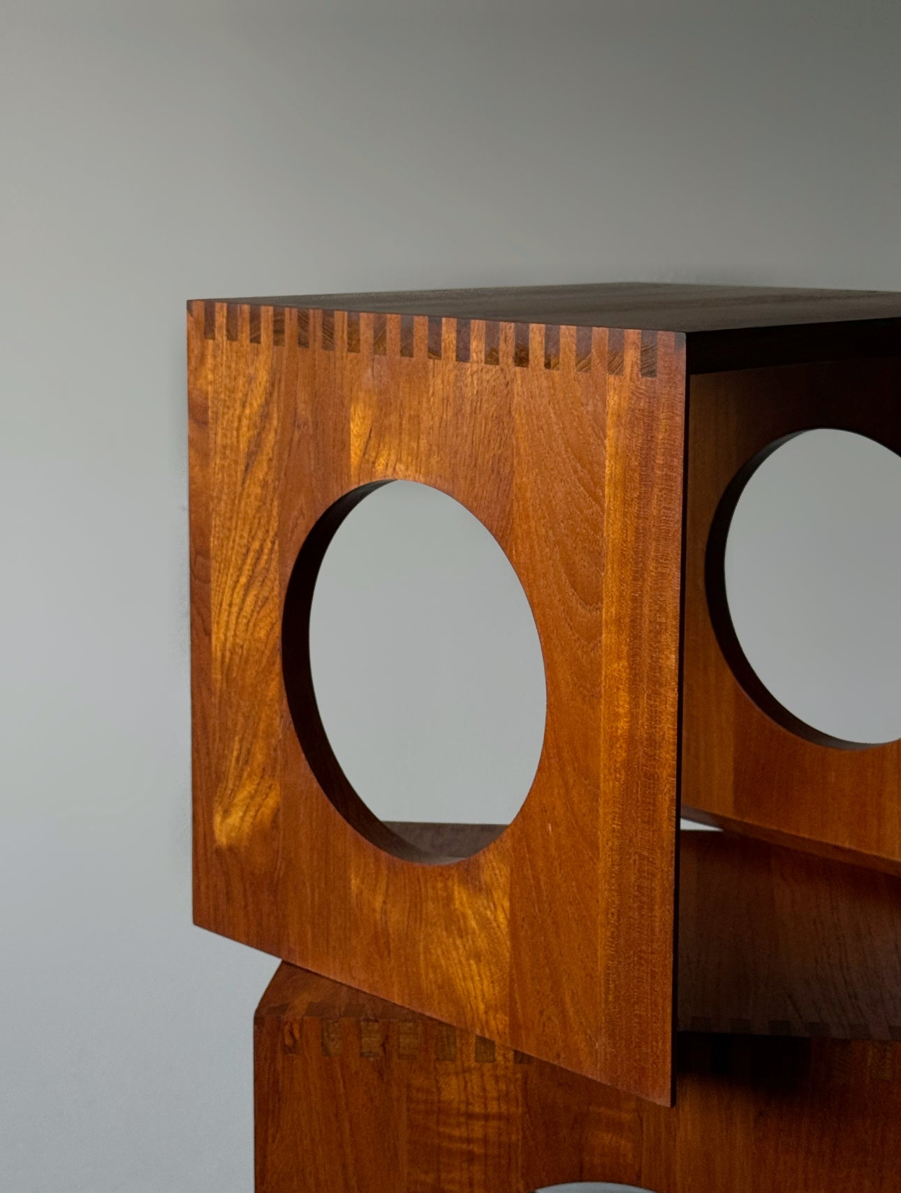 Cube nesting tables by Jens Harald Quistgaard