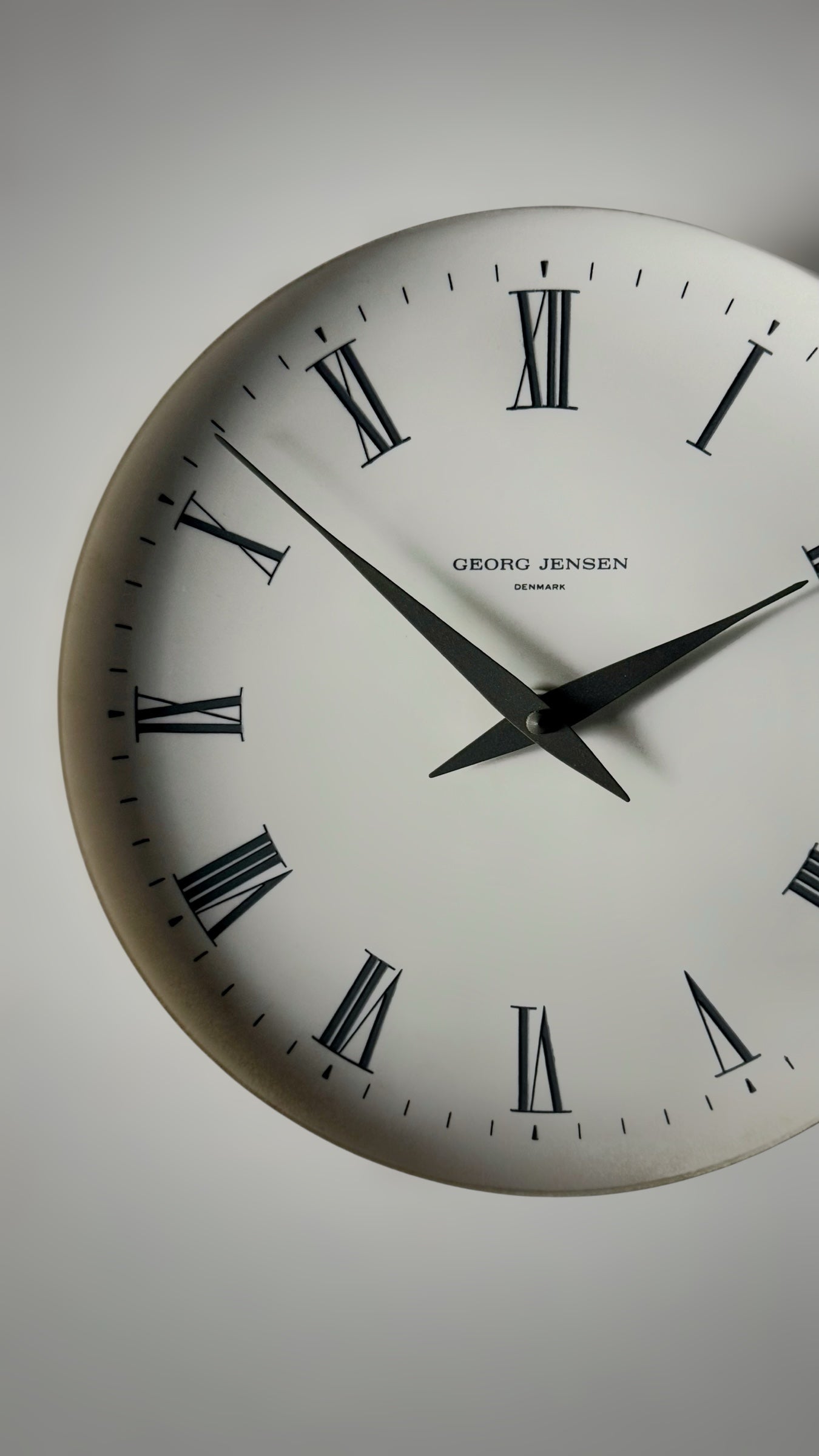 Wall clock by Henning Koppel for Georg Jensen, Denmark 1960s